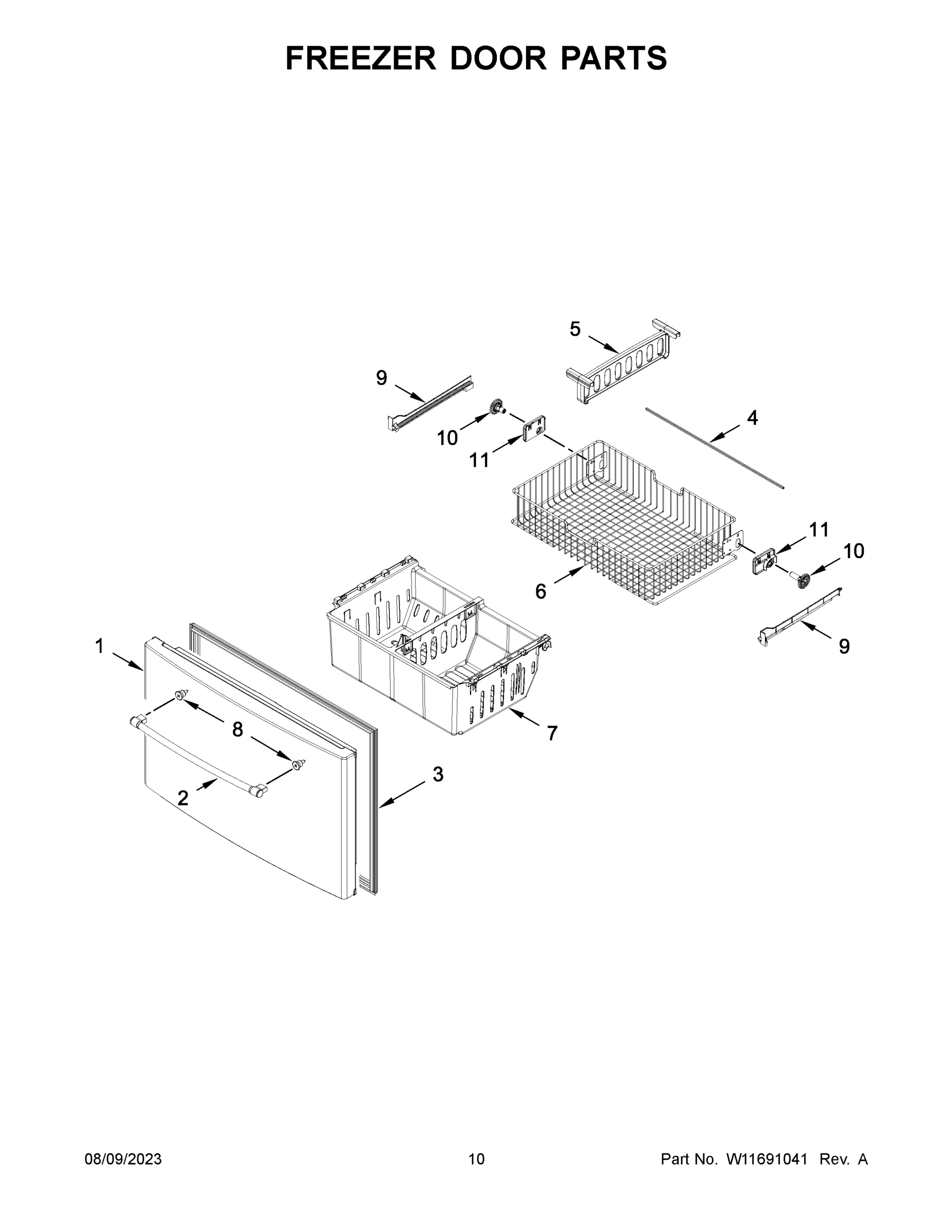 06 - FREEZER DOOR PARTS