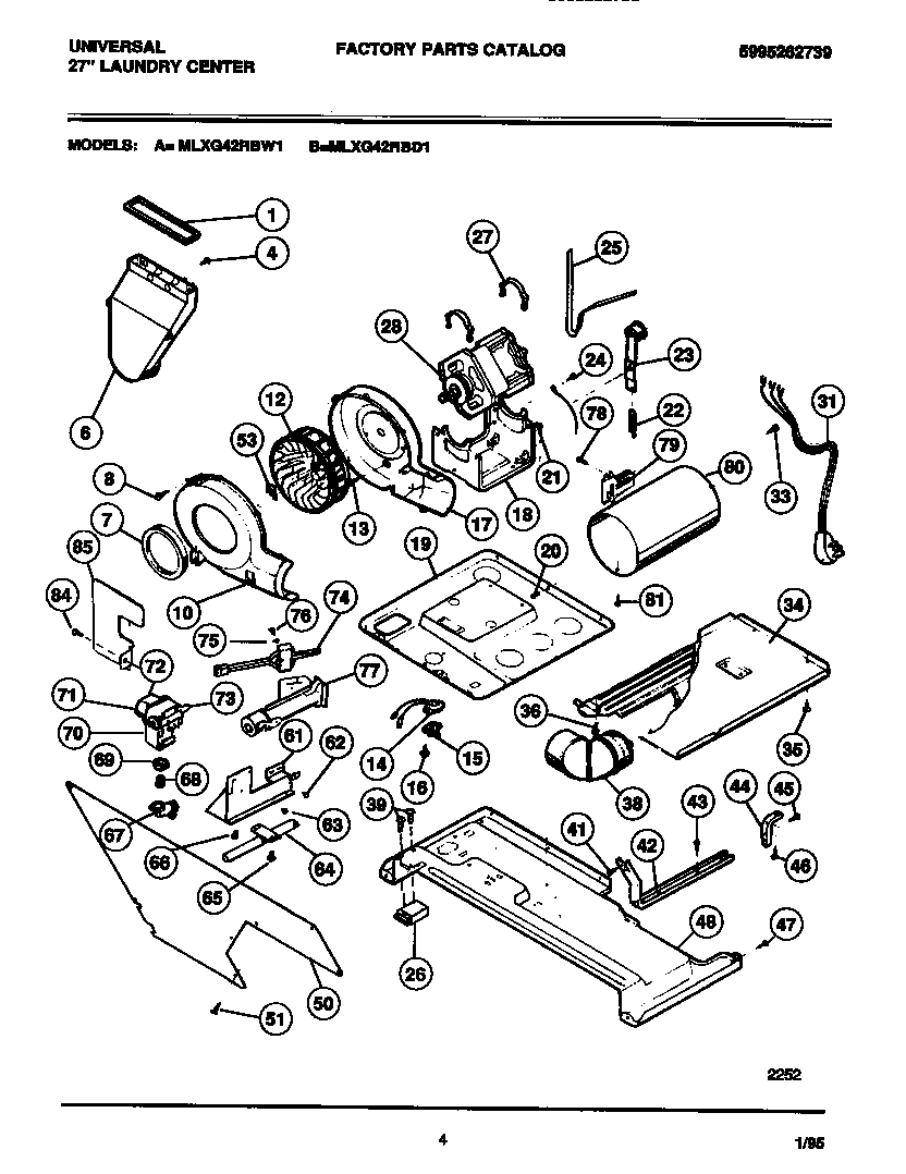 03 - DRYER-MOTOR, BLOWER, BELT