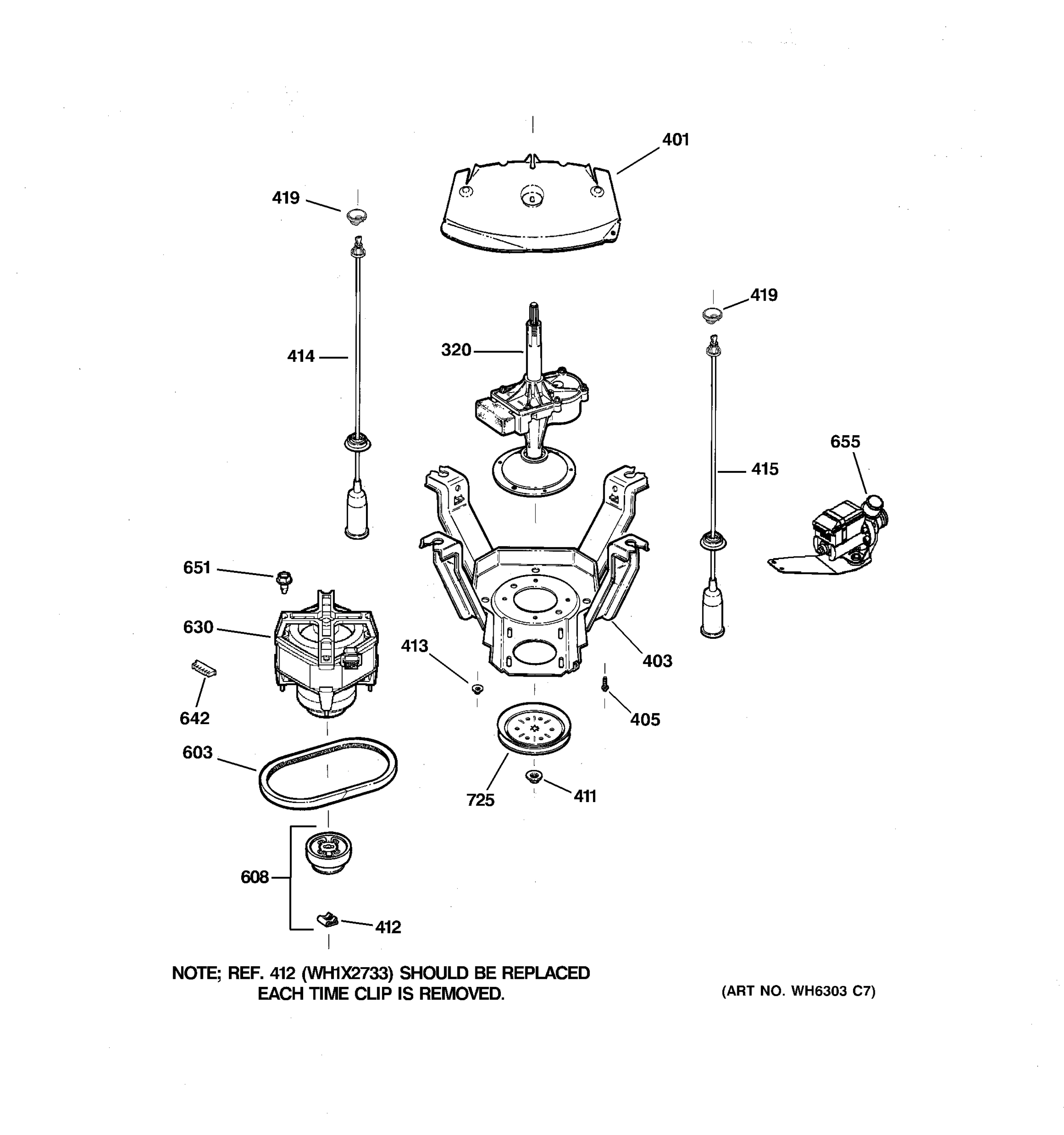SUSPENSION, PUMP & DRIVE COMPONENTS
