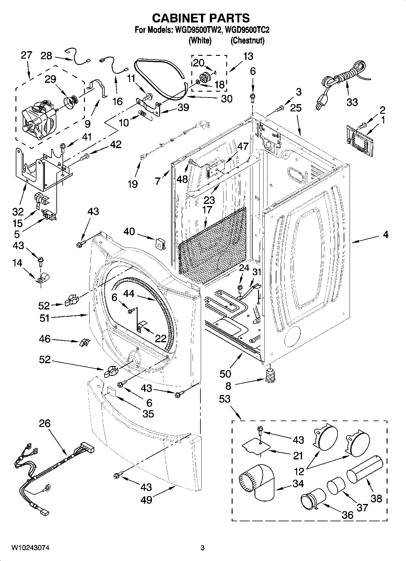 02 - CABINET PARTS