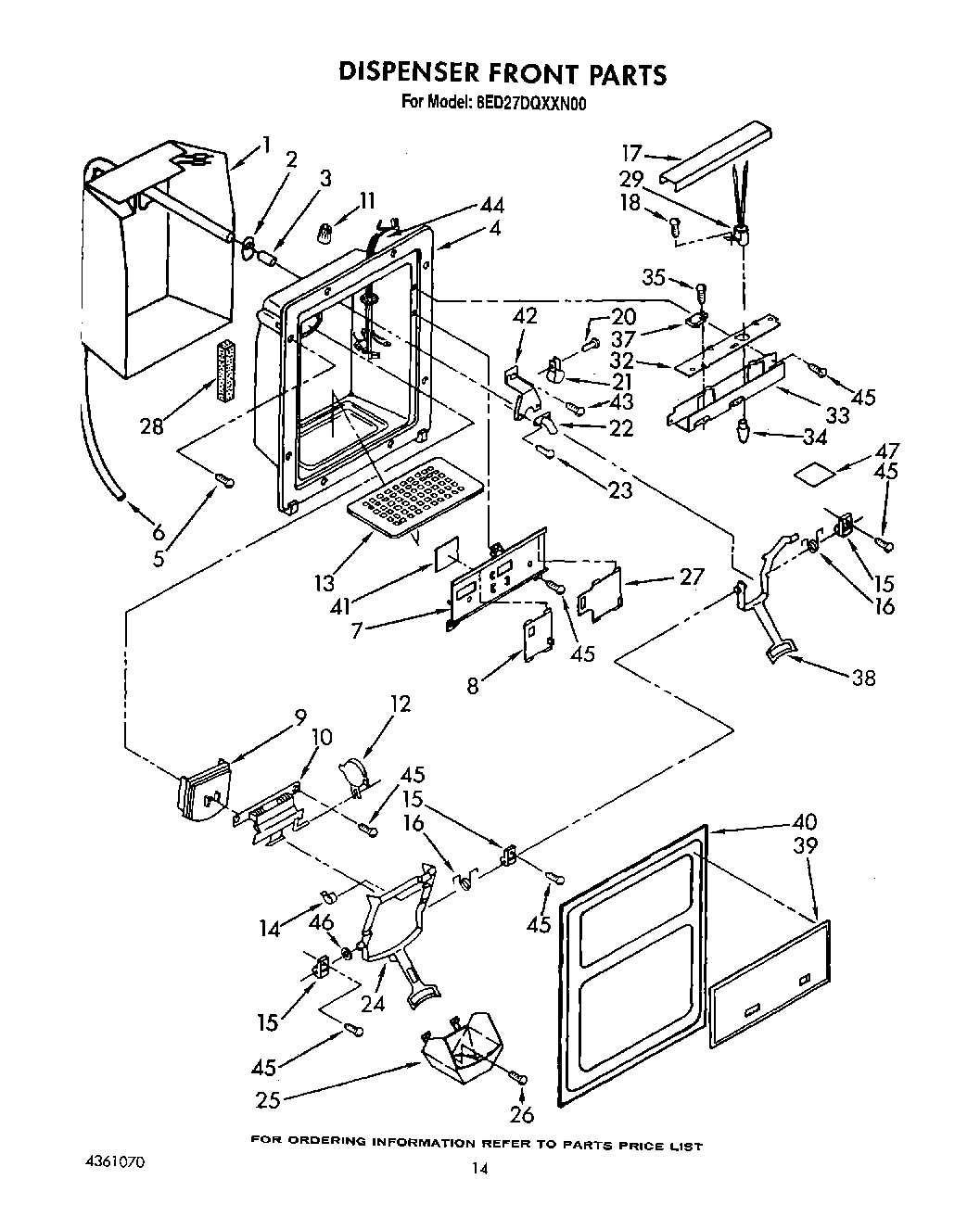 09 - DISPENSER FRONT