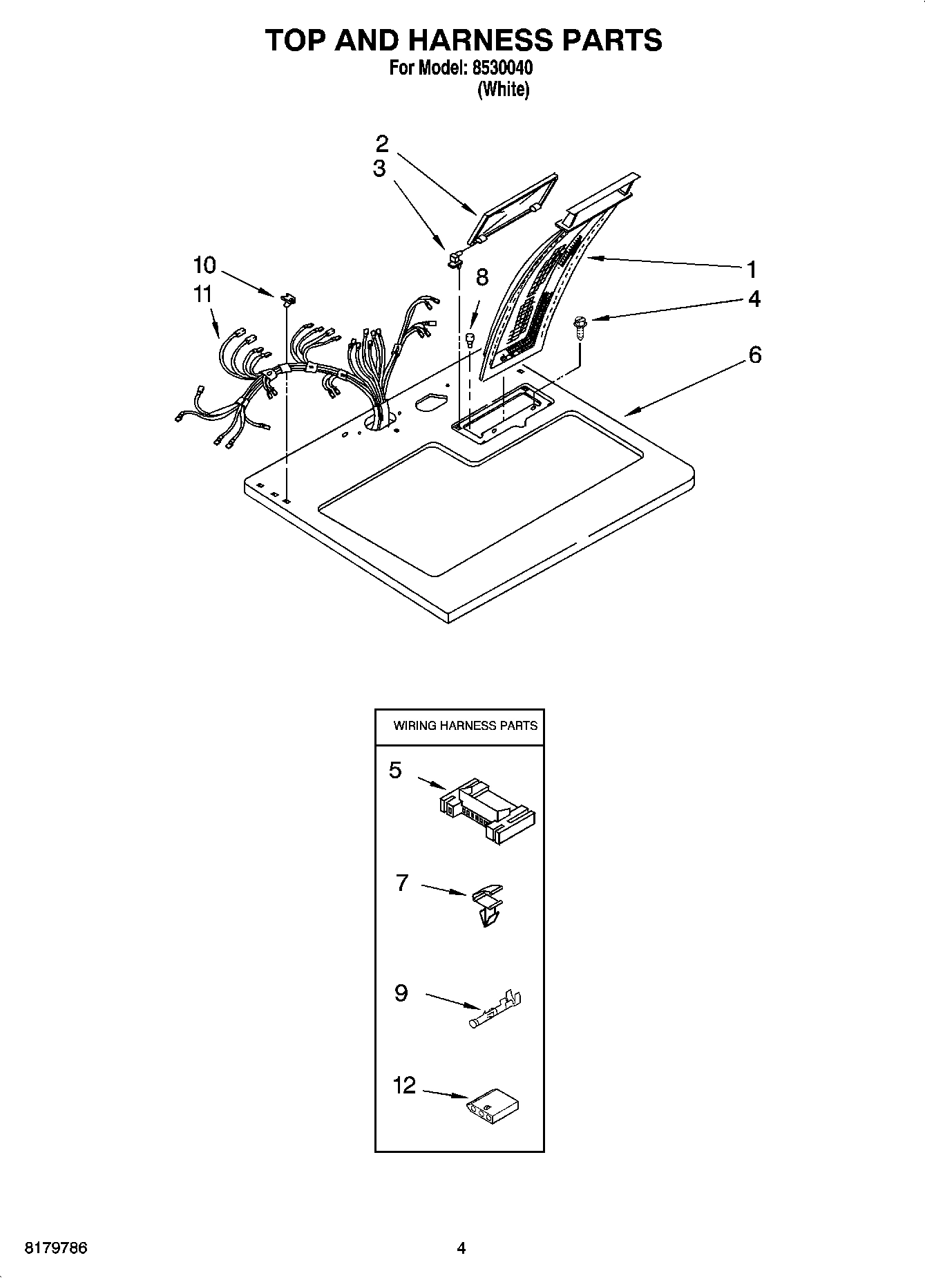 02 - TOP AND HARNESS PARTS