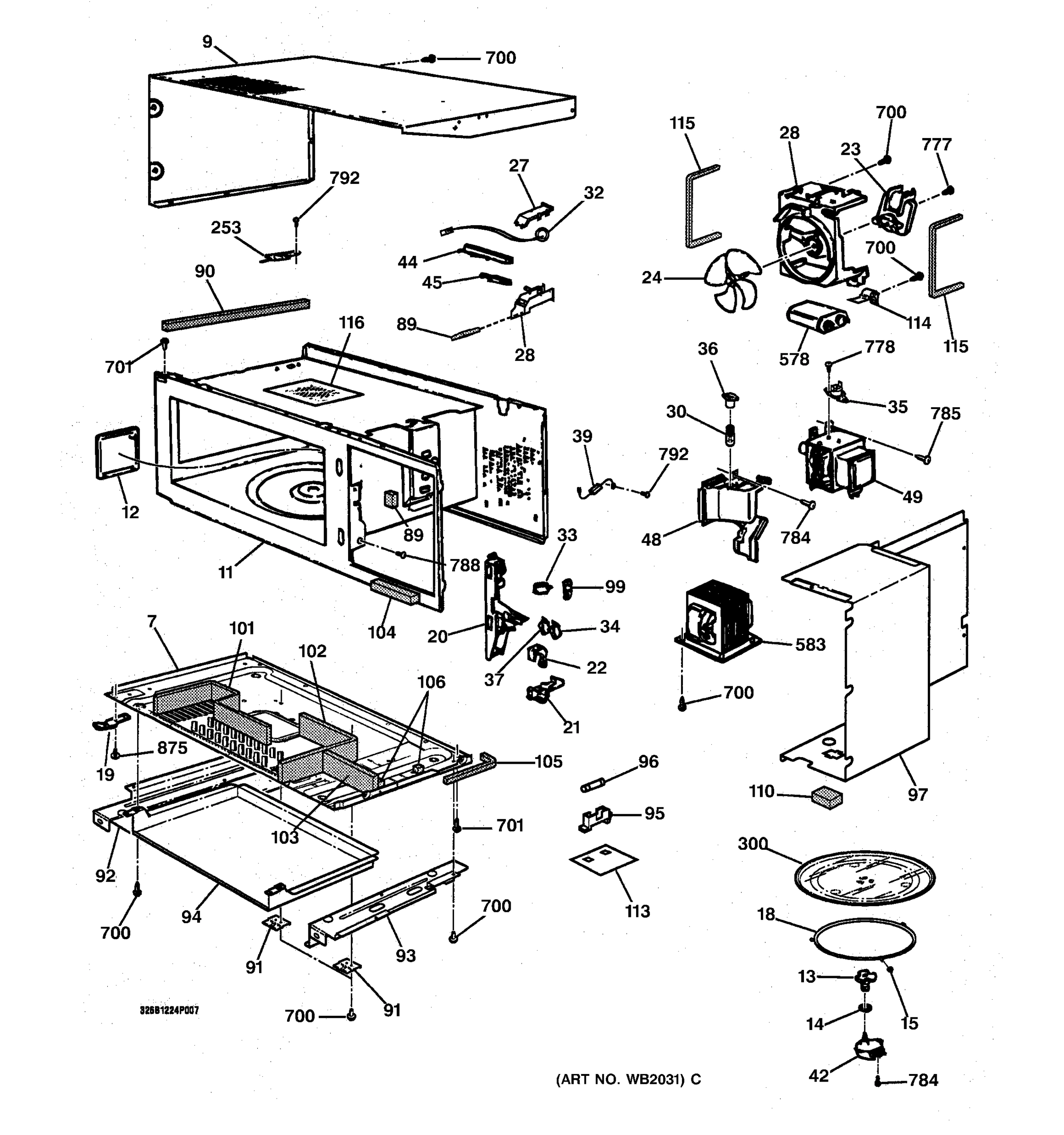 MICROWAVE BODY PARTS