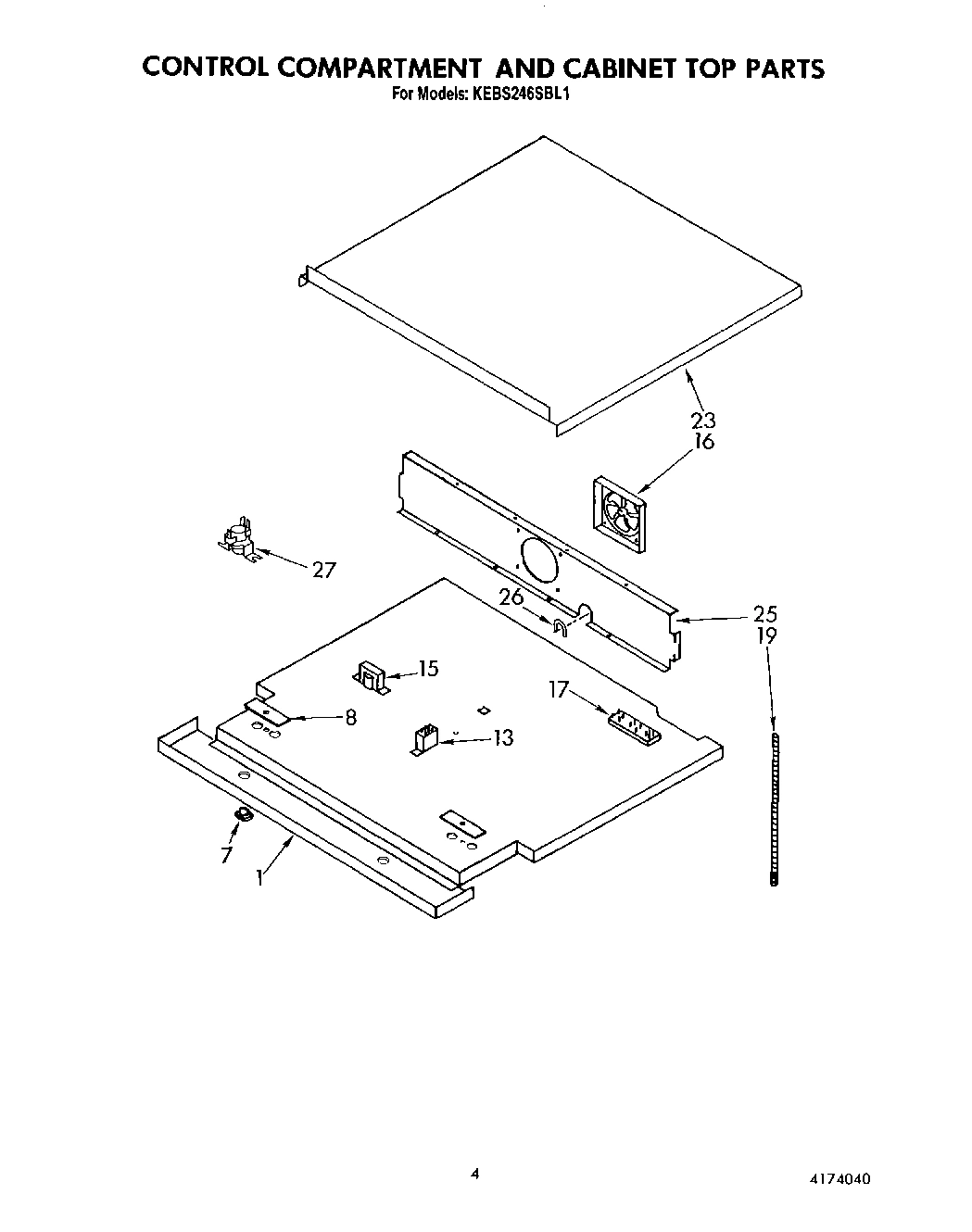 04 - CONTROL COMPARTMENT AND CABINET TOP