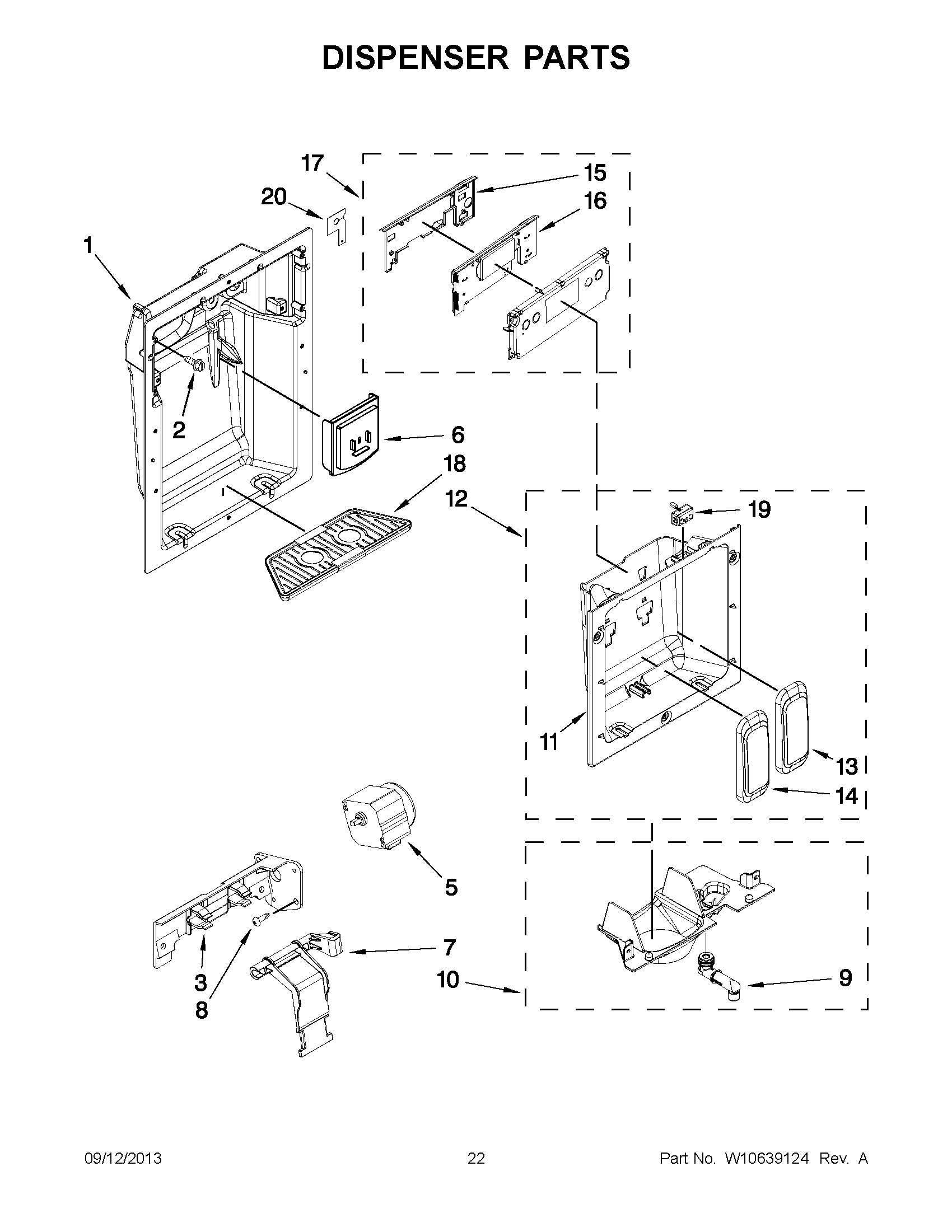 12 - DISPENSER PARTS