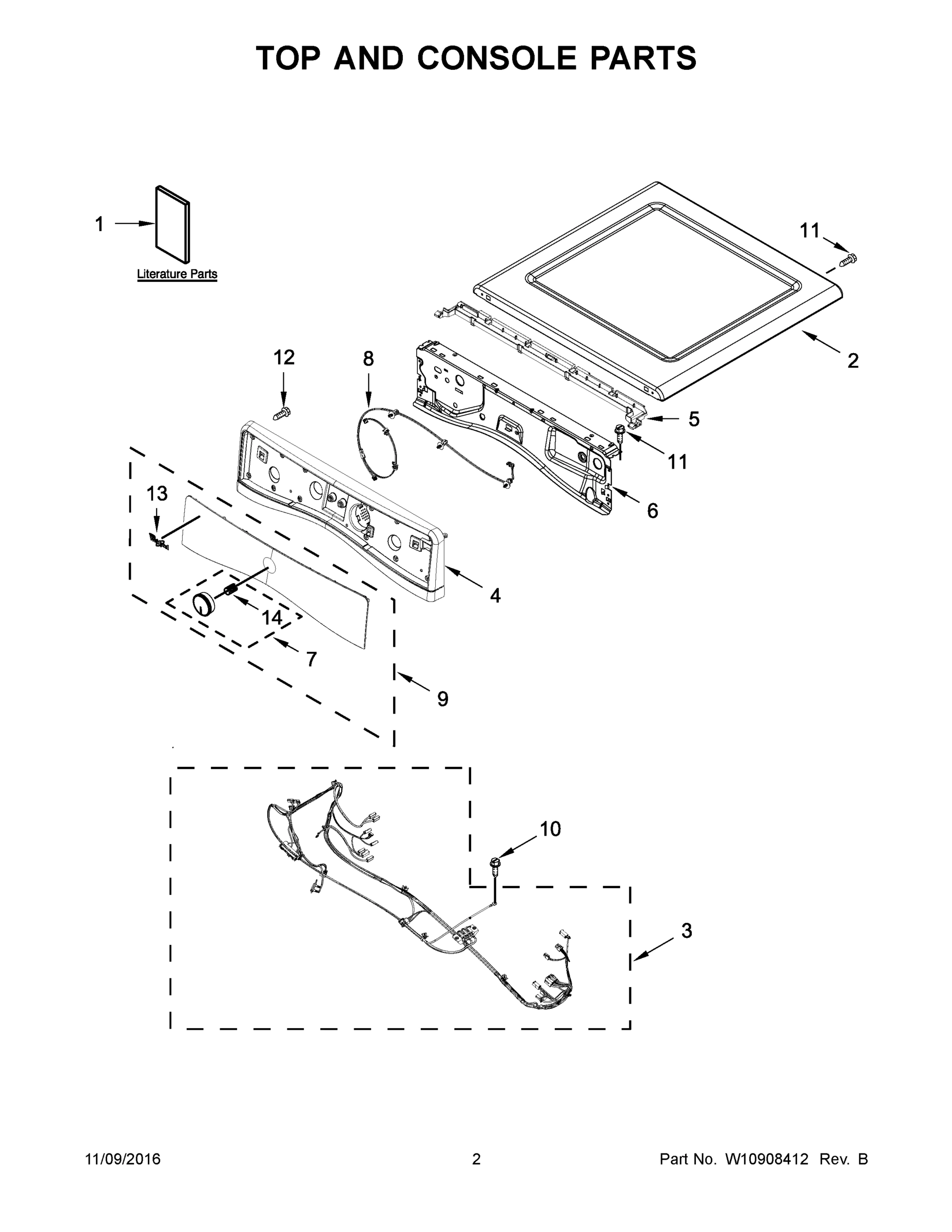 02 - TOP AND CONSOLE PARTS