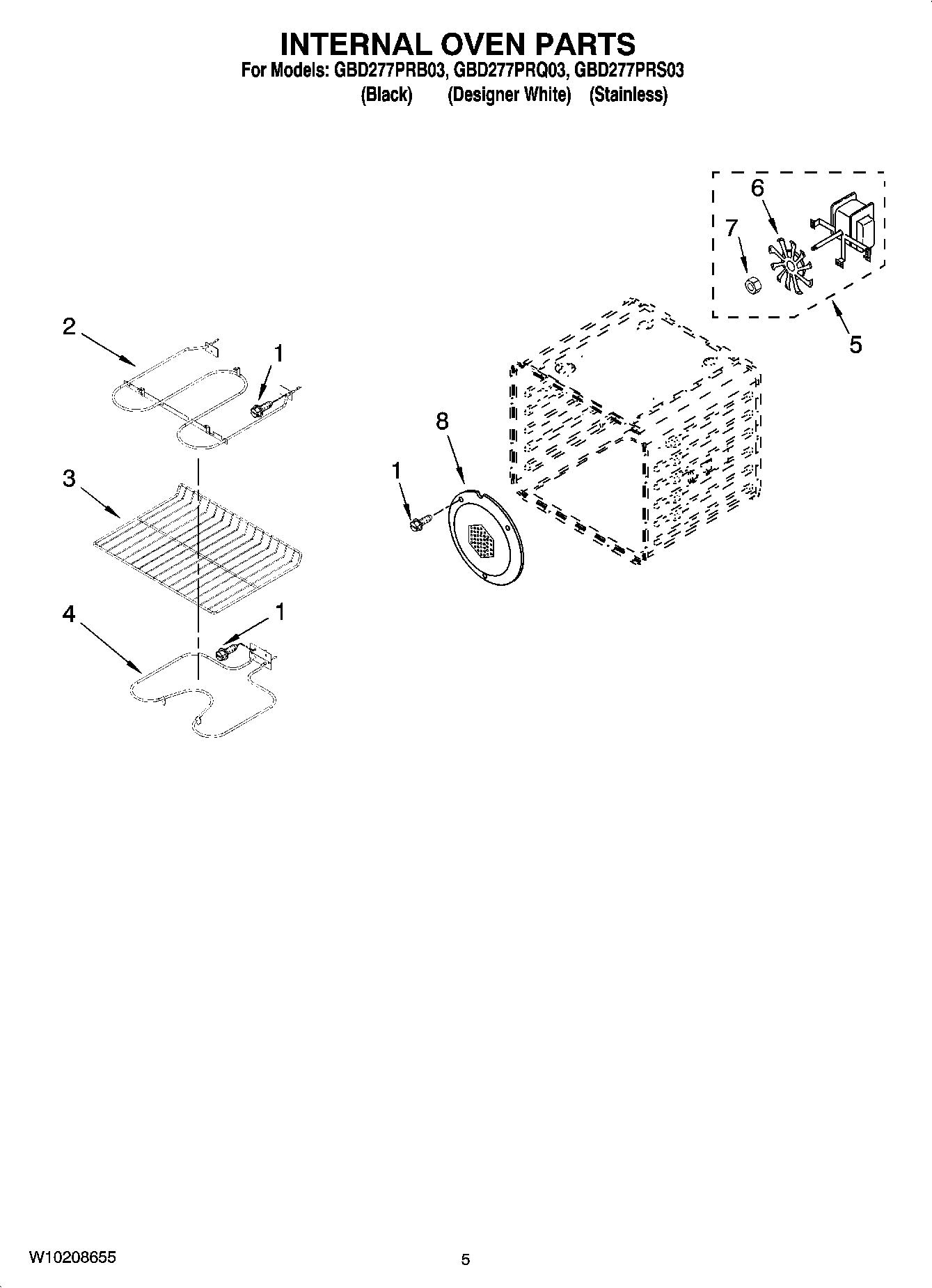 04 - INTERNAL OVEN PARTS