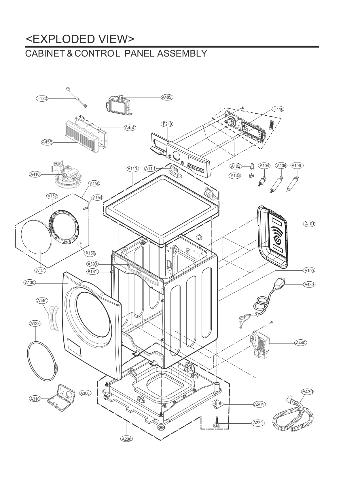 CABINET & CONTROL PANEL ASSEMBLY