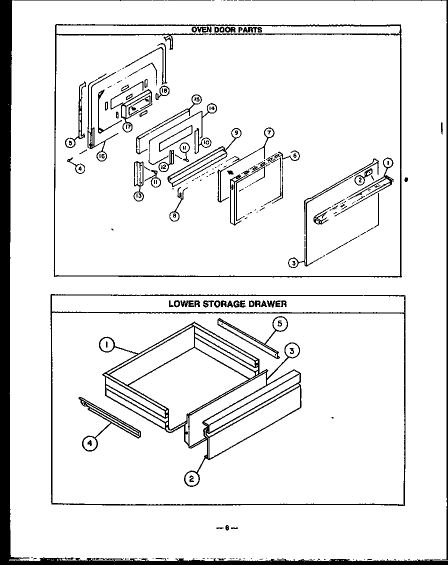 05 - OVEN DOOR PARTS