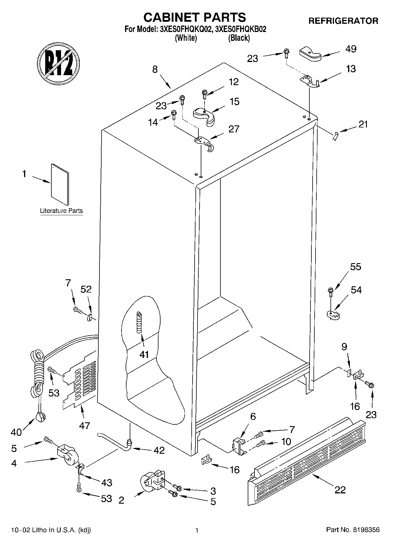 01 - CABINET, LITERATURE