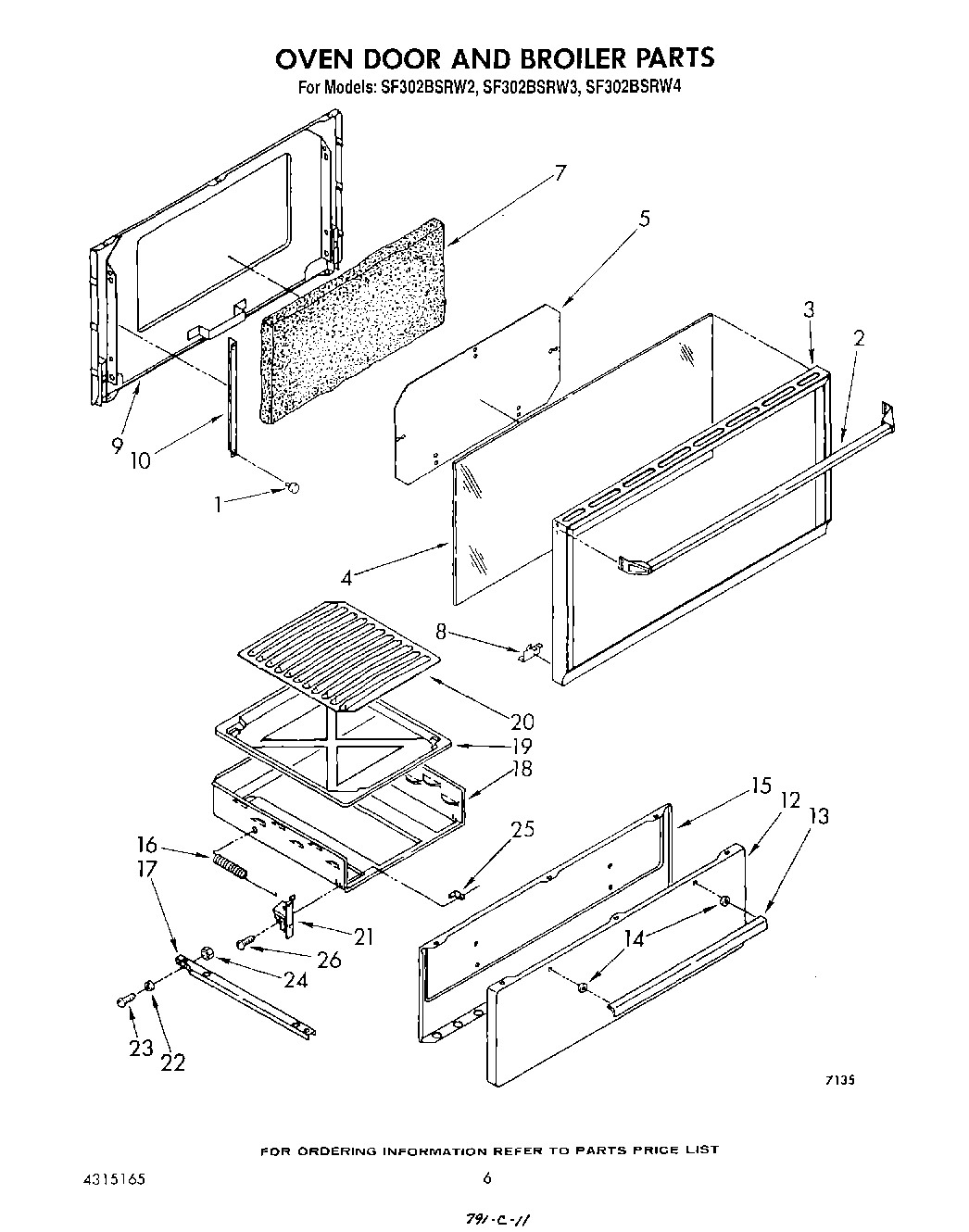 05 - OVEN DOOR AND BROILER
