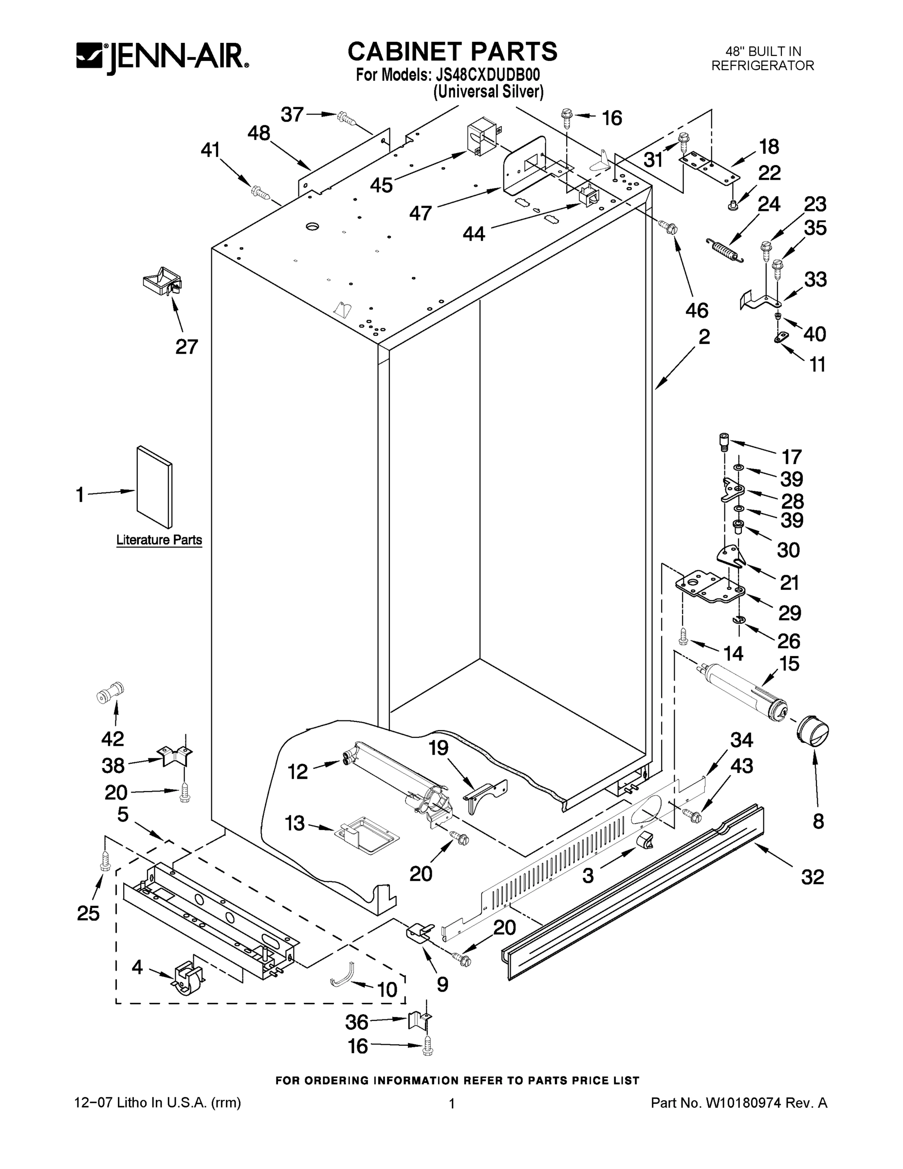 01 - CABINET PARTS