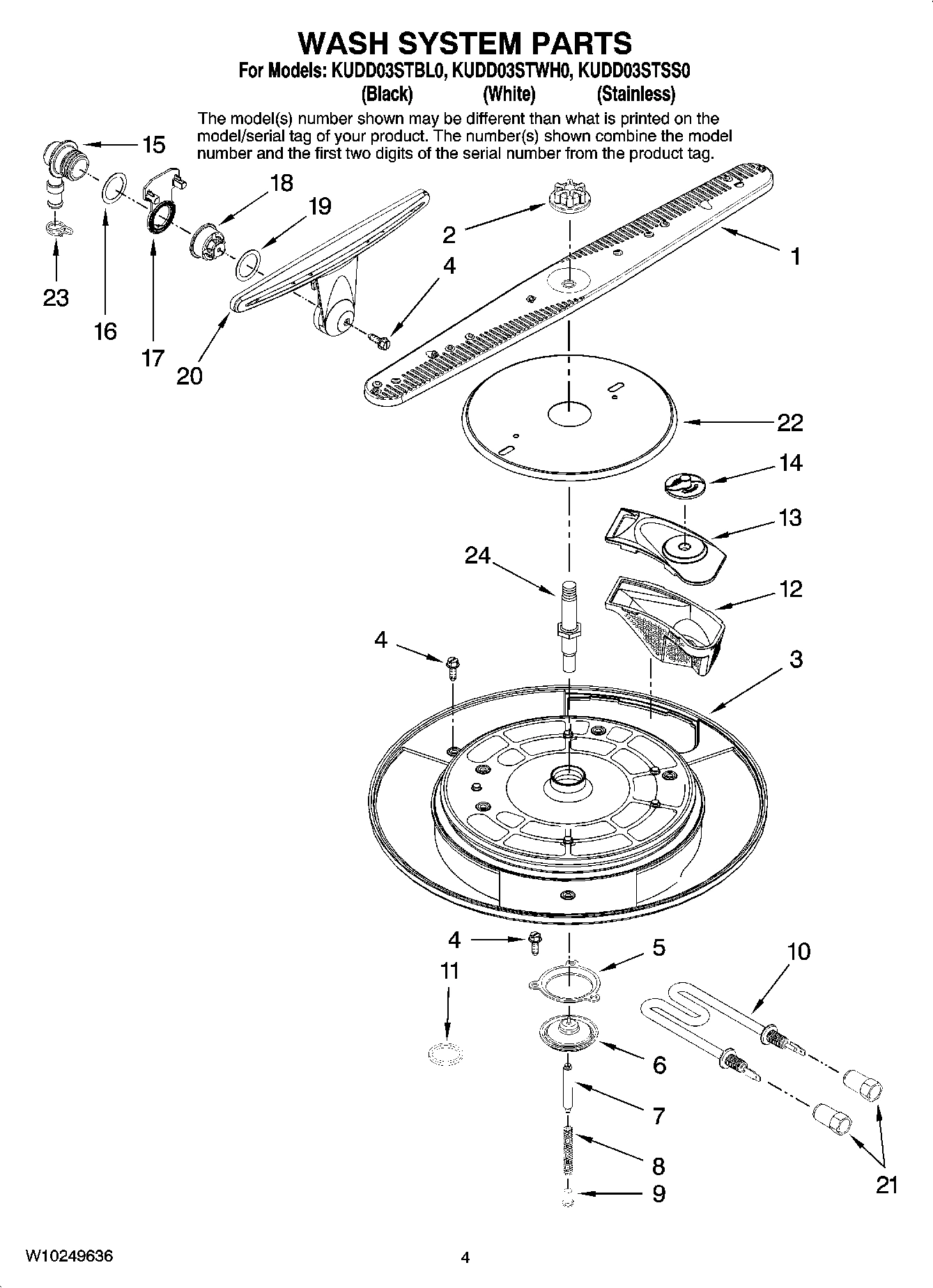 03 - WASH SYSTEM PARTS