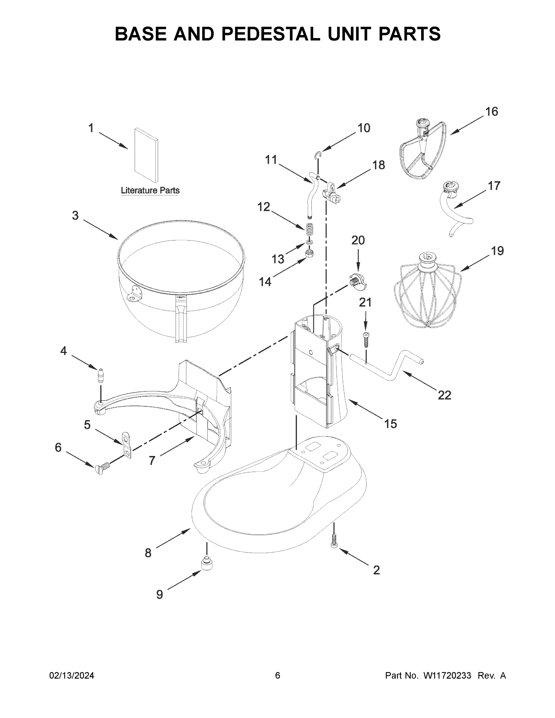 04 - BASE AND PEDESTAL UNIT PARTS