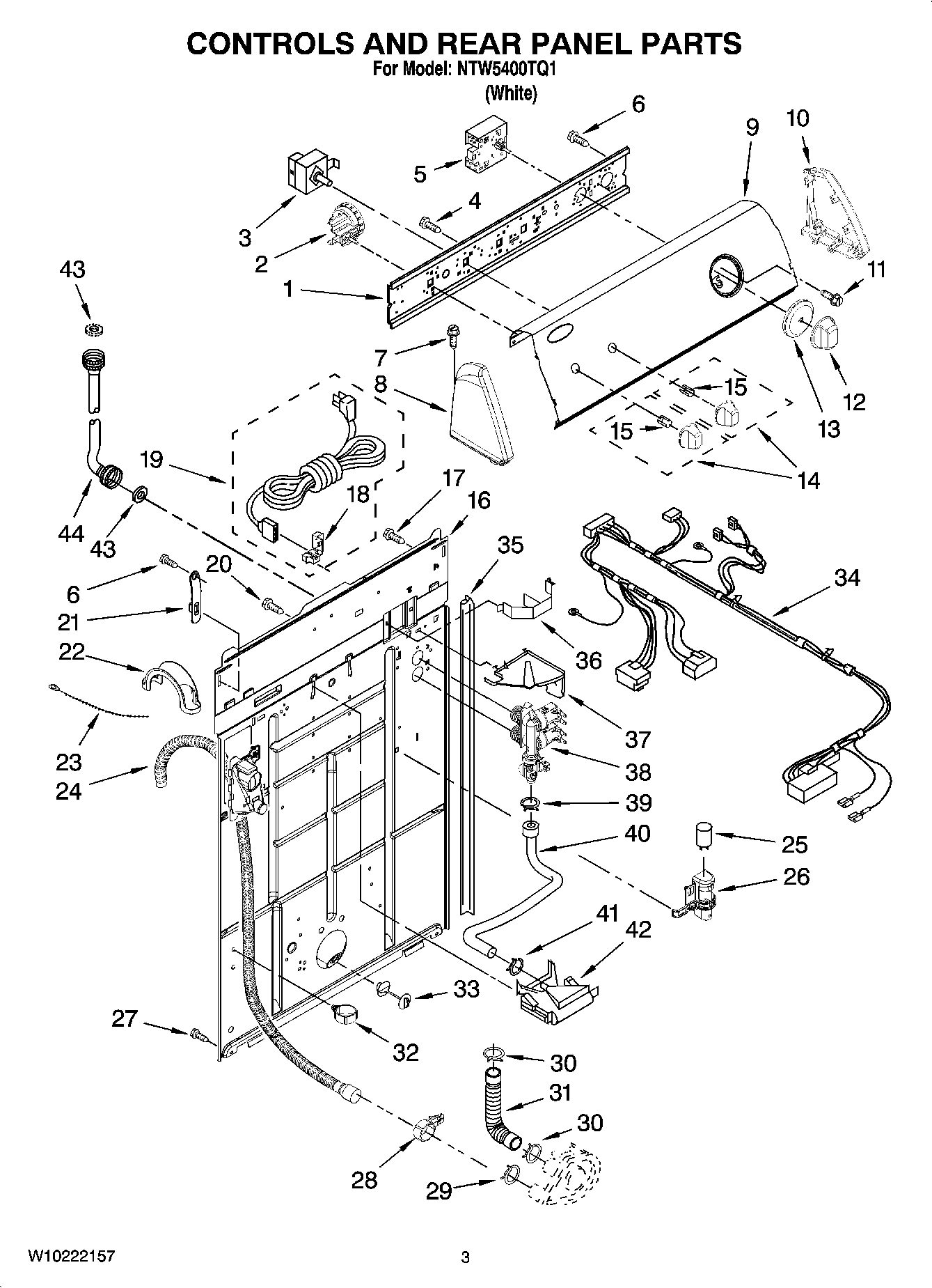 02 - CONTROLS AND REAR PANEL PARTS