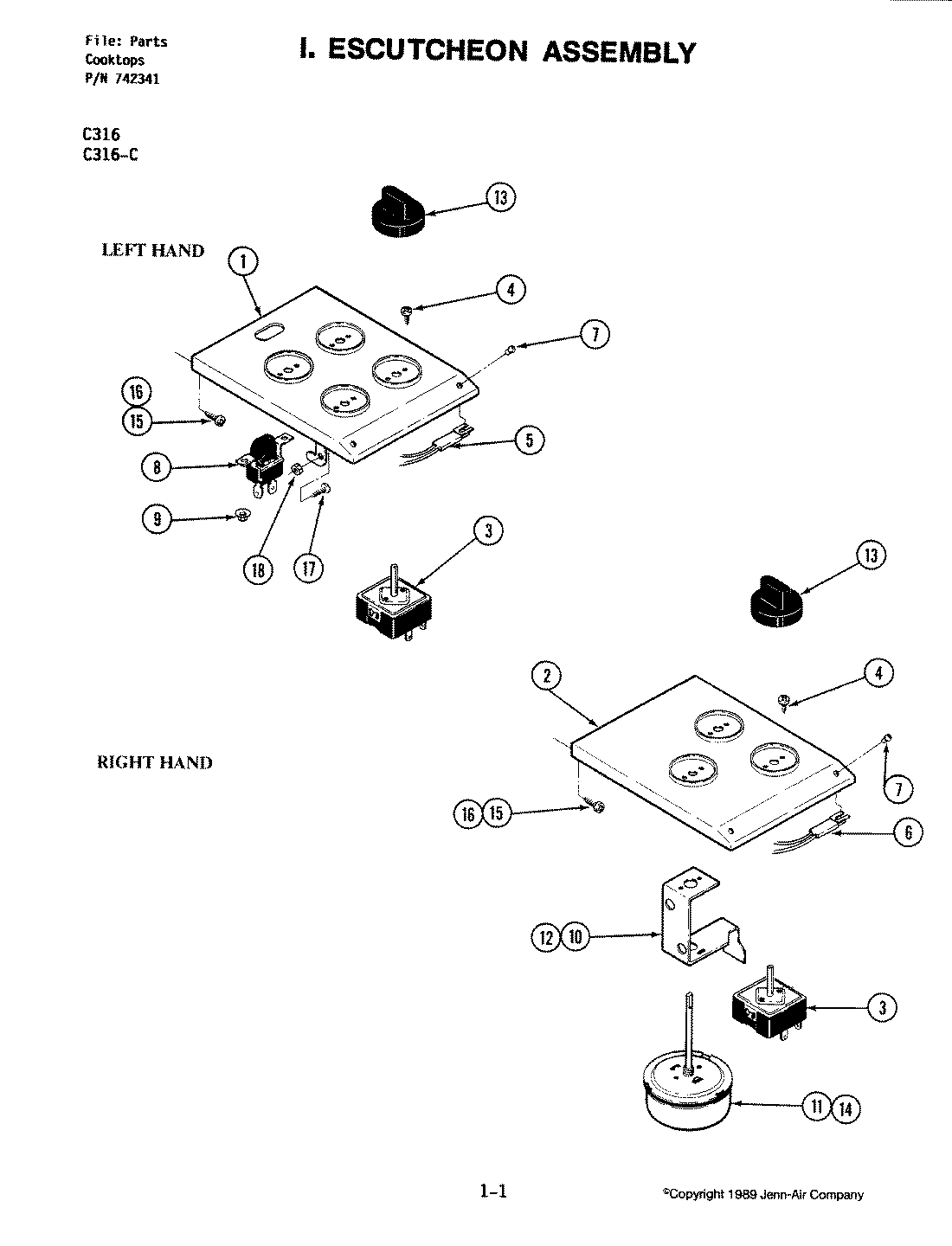 03 - ESCUTCHEON ASSEMBLY