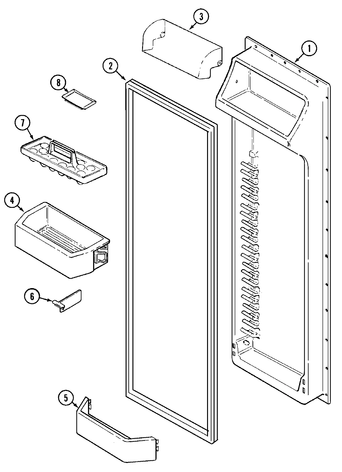 06 - FRESH FOOD INNER DOOR (BISQUE)