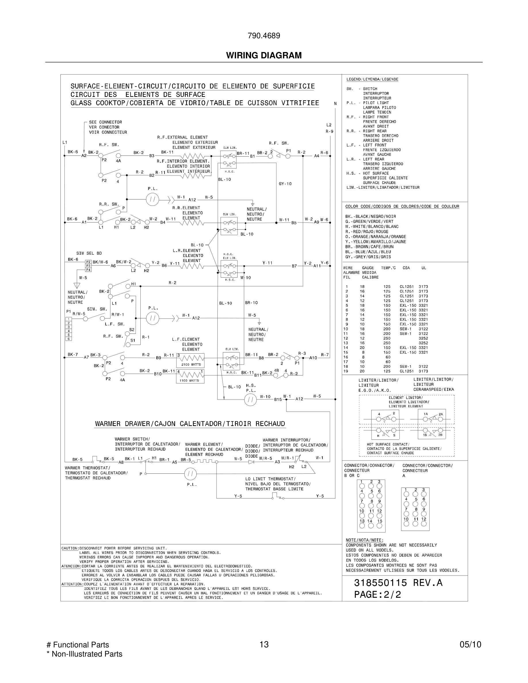 13 - WIRING DIAGRAM
