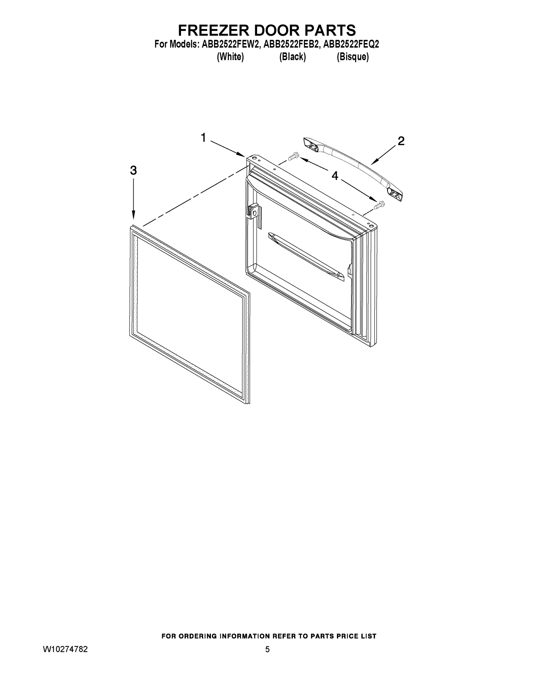 03 - FREEZER DOOR PARTS