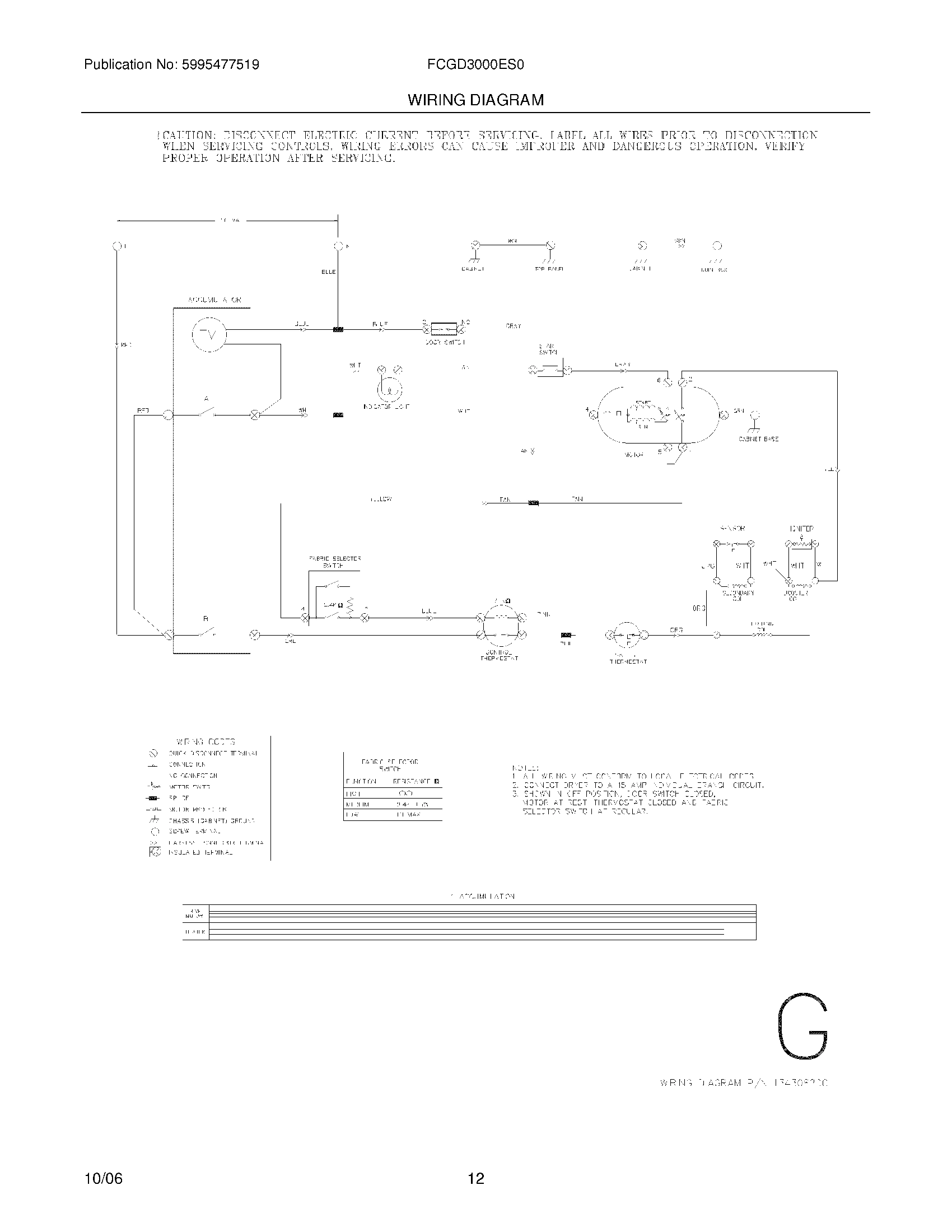 12 - WIRING DIAGRAM