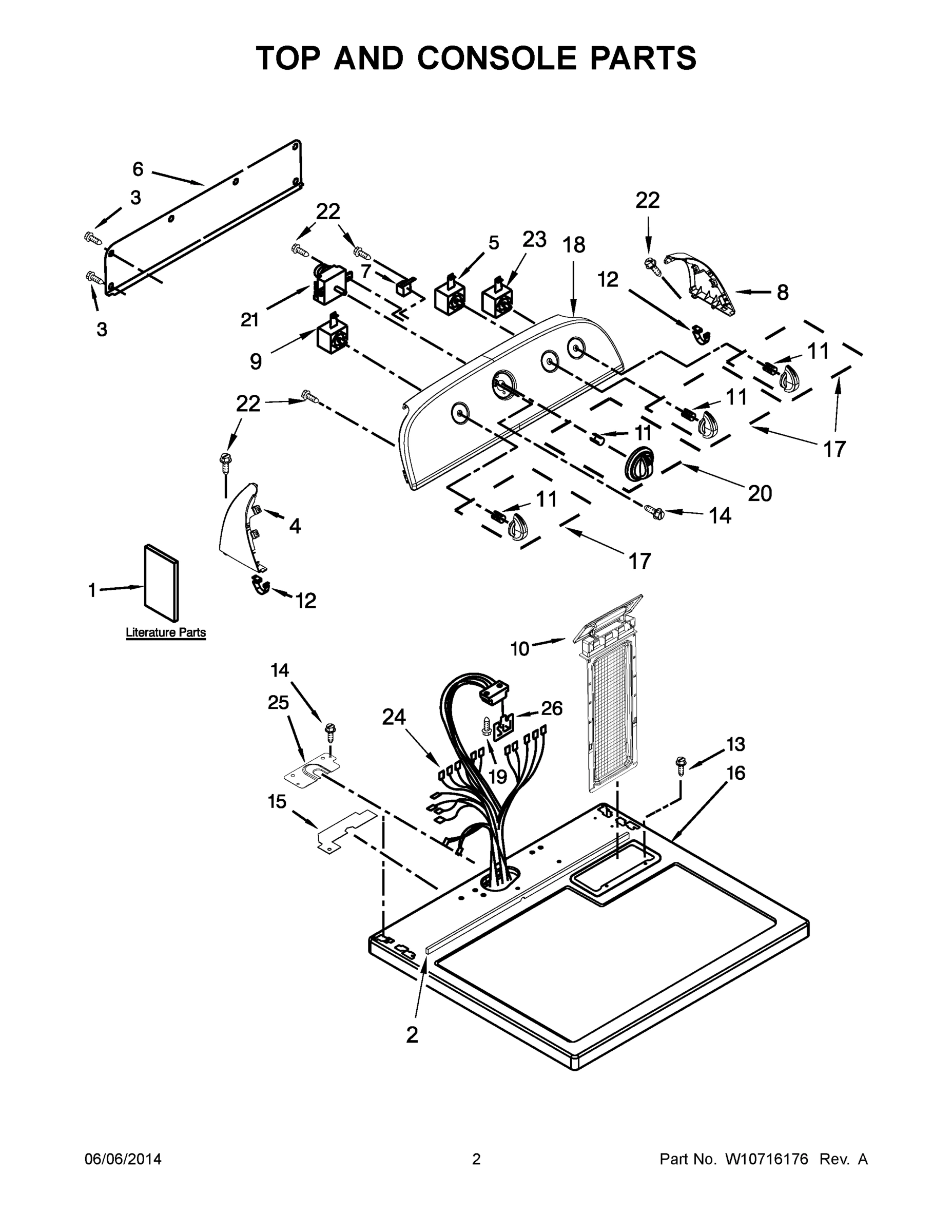 02 - TOP AND CONSOLE PARTS