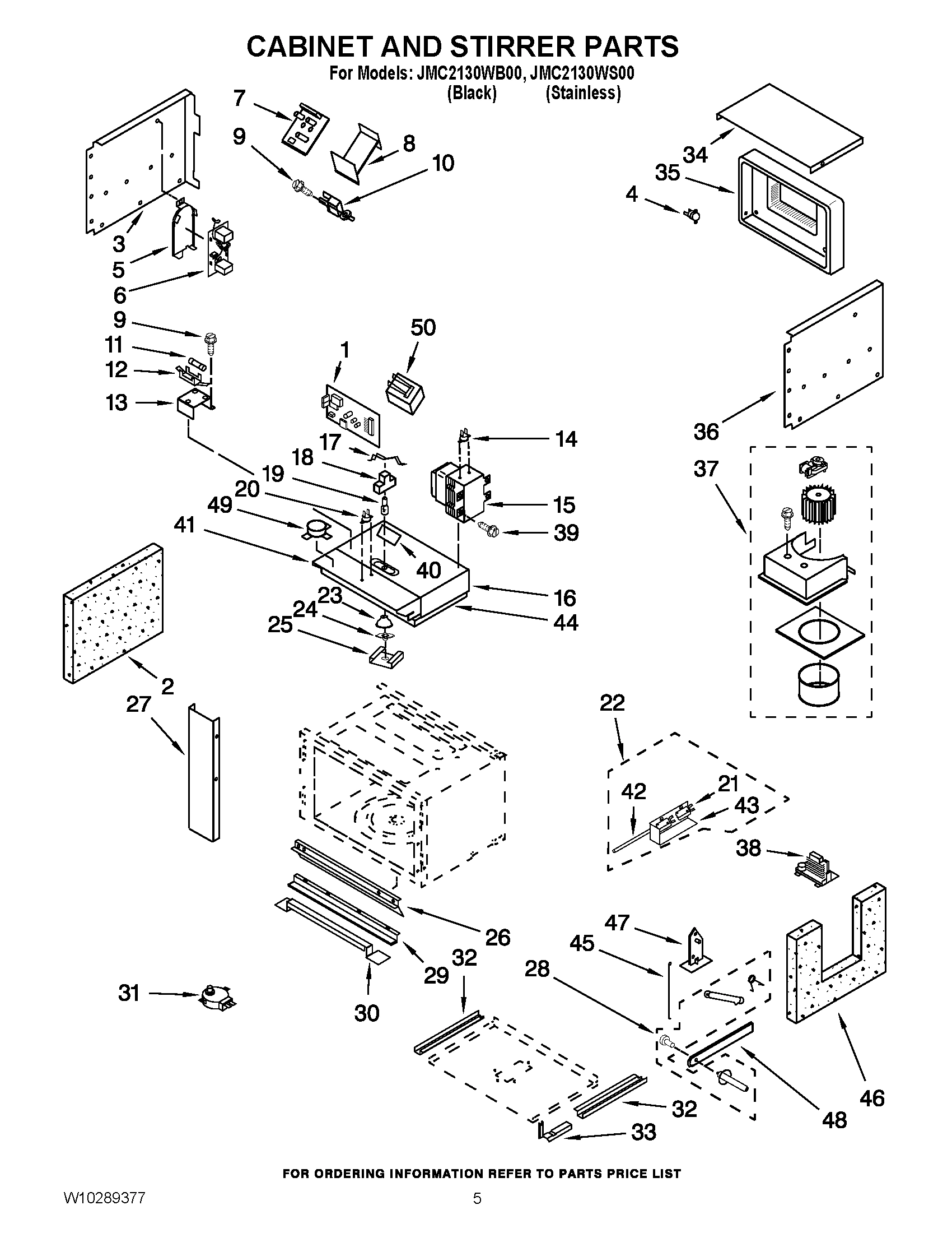 04 - CABINET AND STIRRER PARTS