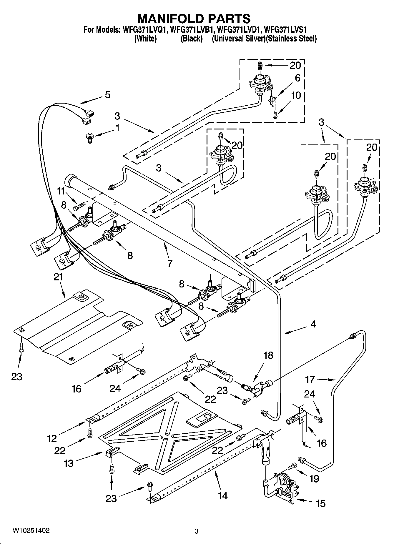03 - MANIFOLD PARTS