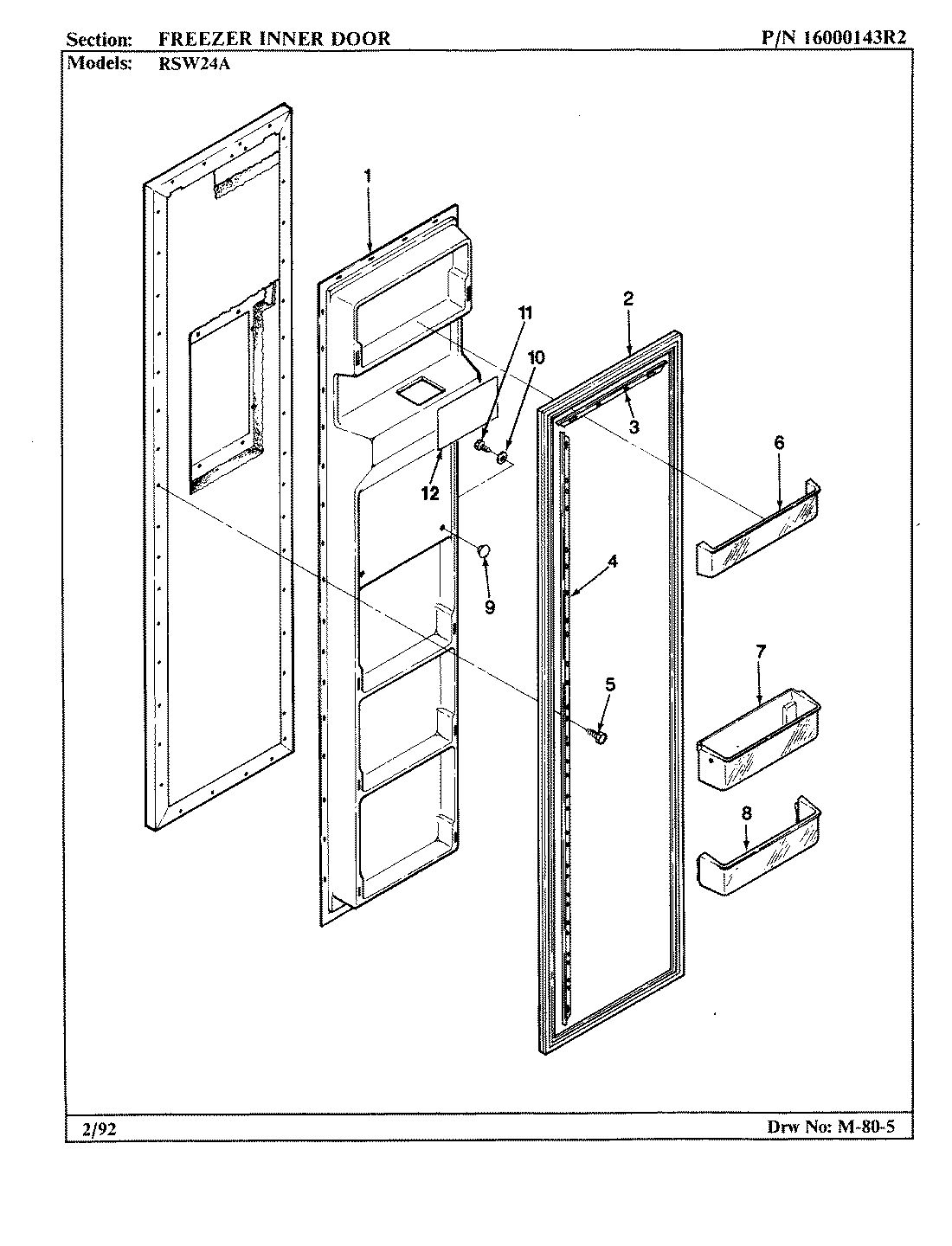 03 - FREEZER INNER DOOR