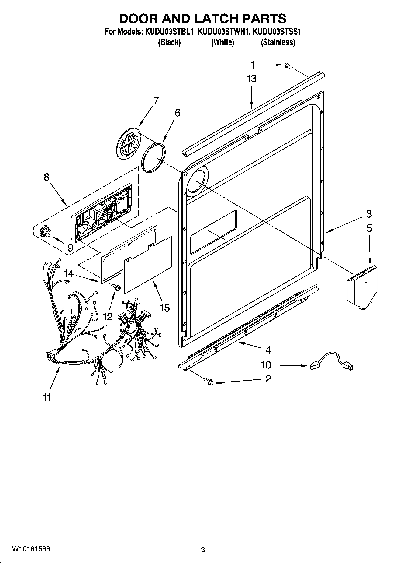 03 - DOOR AND LATCH PARTS
