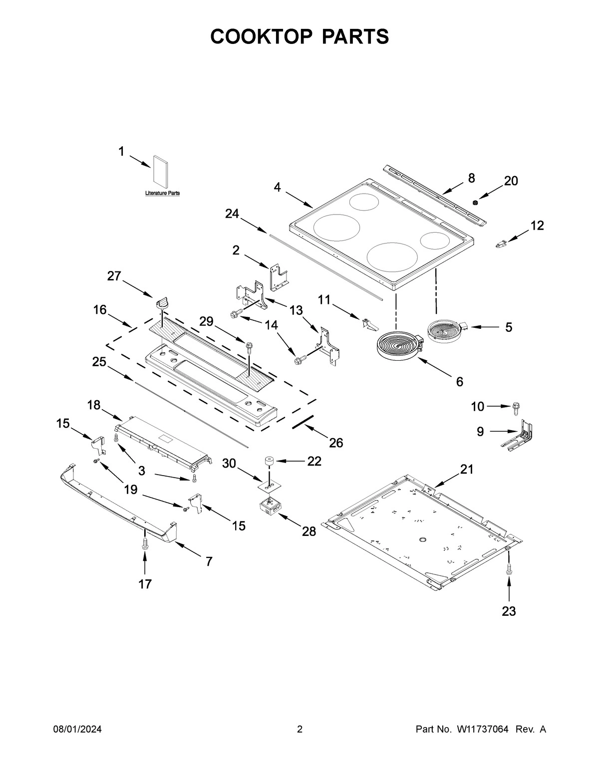 02 - COOKTOP PARTS