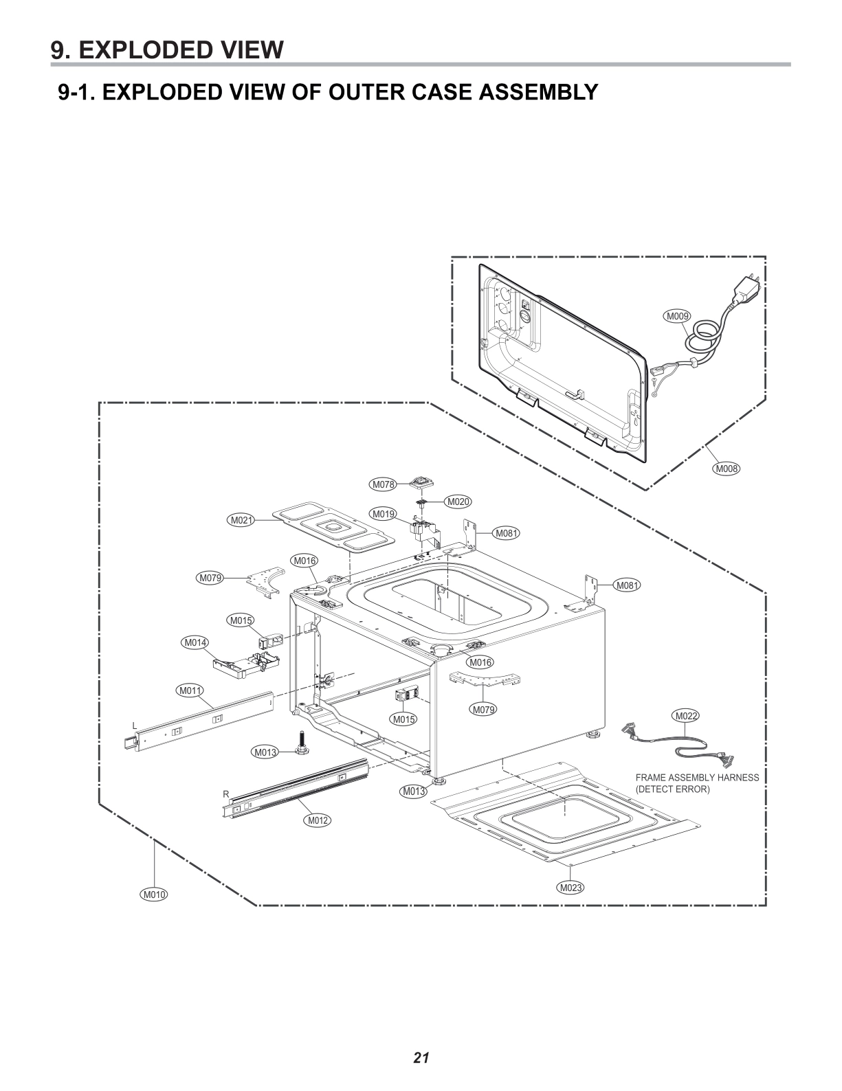 OUTER CASE ASSEMBLY