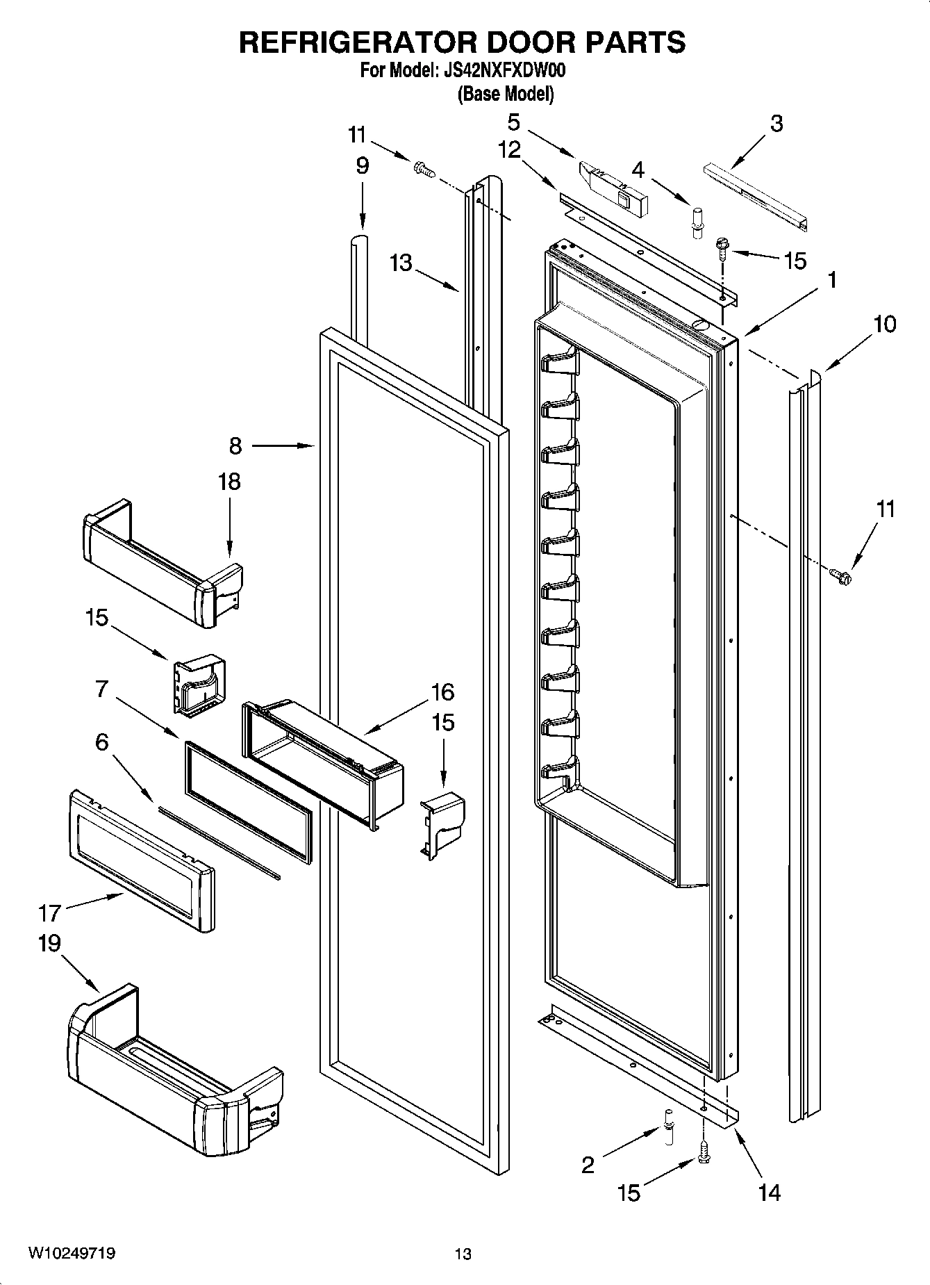 09 - REFRIGERATOR DOOR PARTS