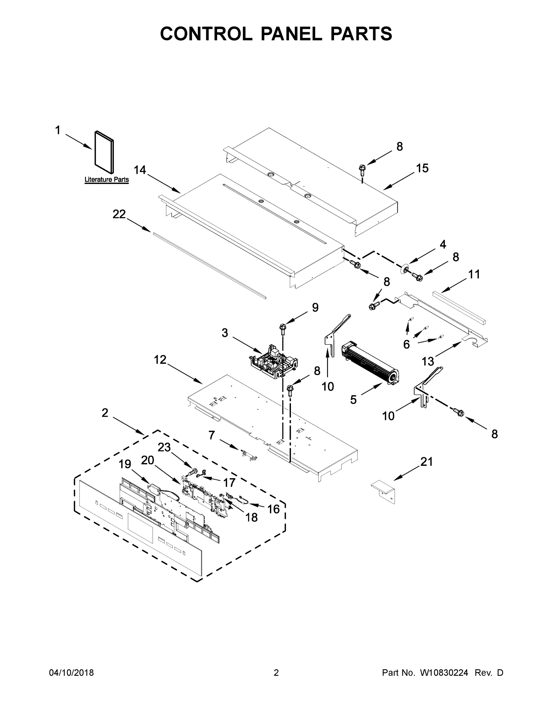 02 - CONTROL PANEL PARTS