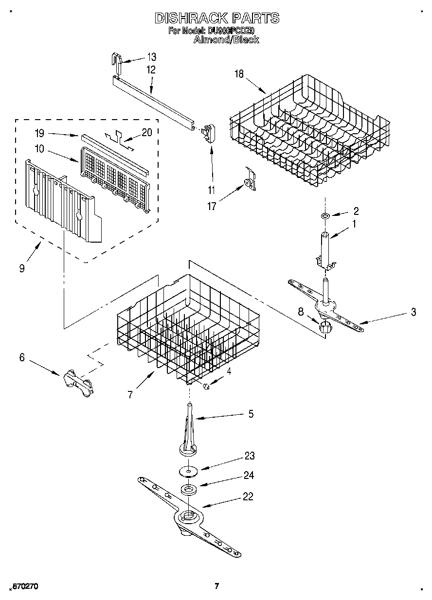 05 - DISHRACK, LIT/OPTIONAL