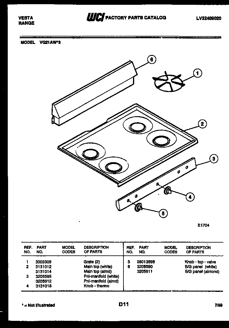 02 - COOKTOP PARTS