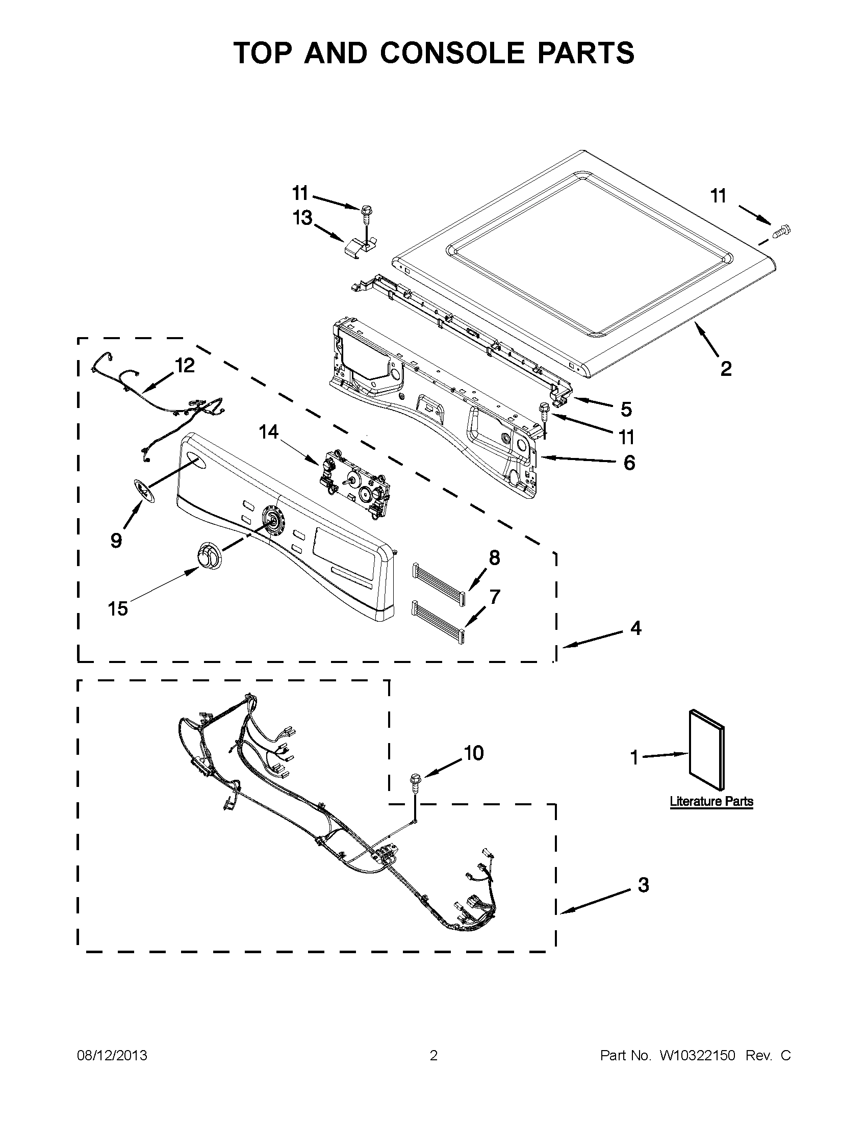 01 - TOP AND CONSOLE PARTS