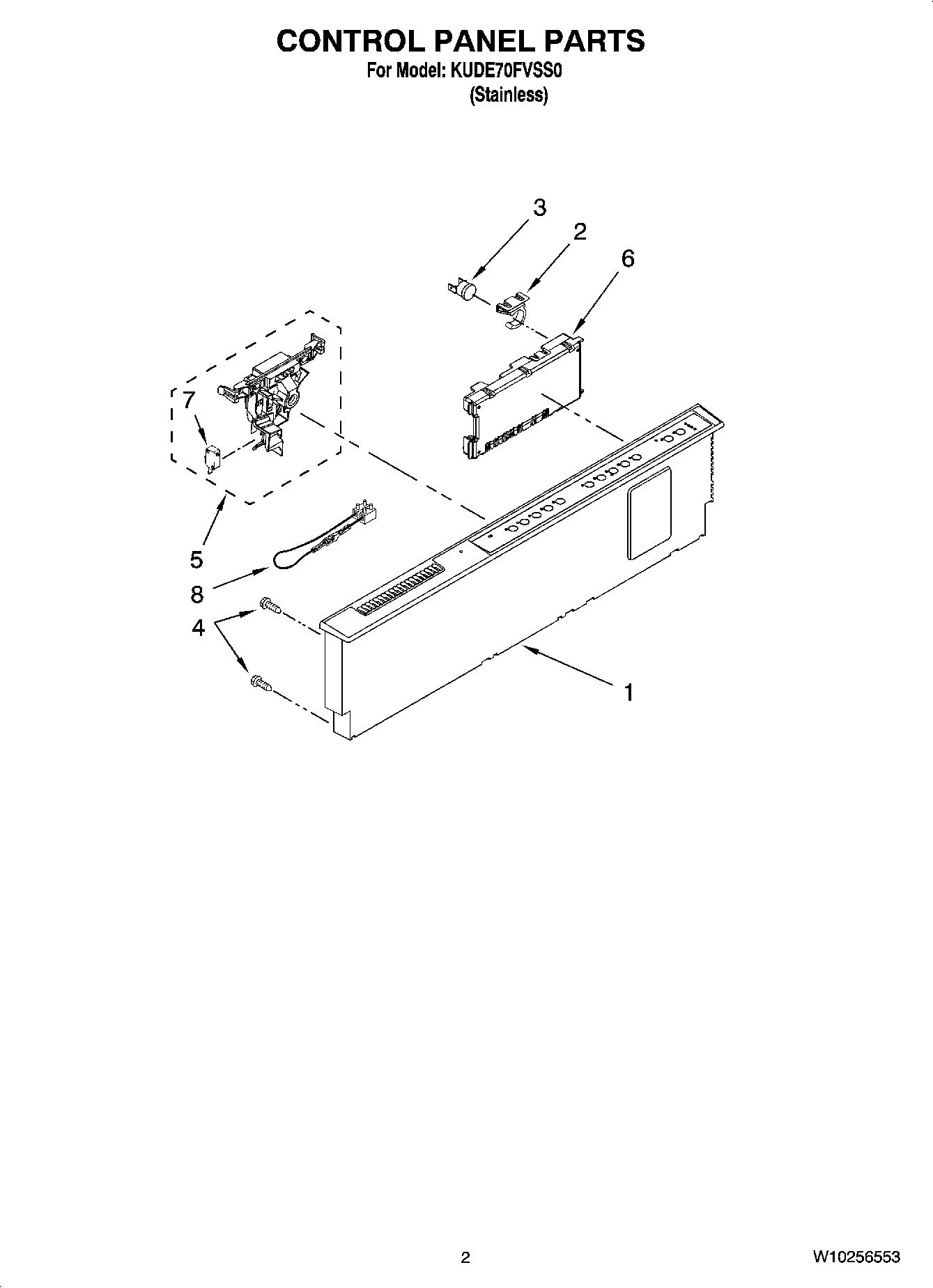 02 - CONTROL PANEL PARTS