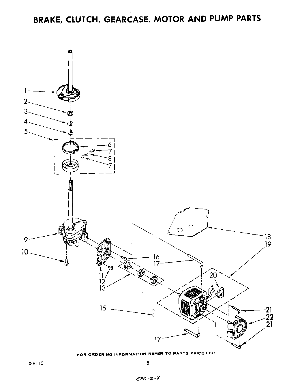 06 - BRAKE, CLUTCH, GEARCASE, MOTOR AND PUMP