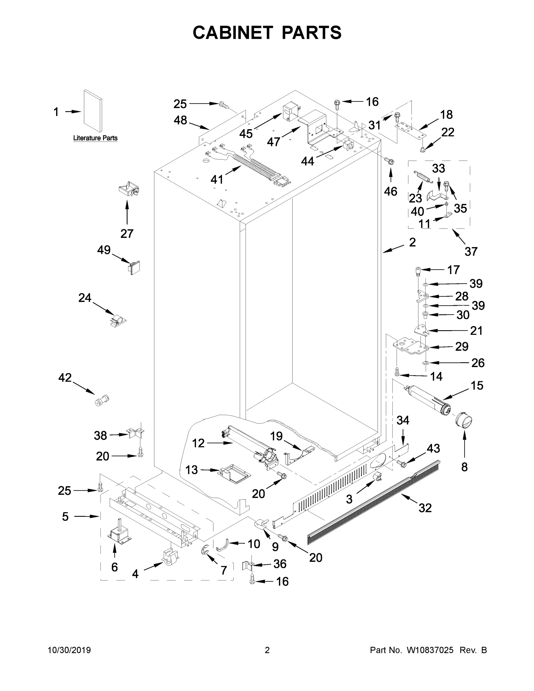 02 - CABINET PARTS