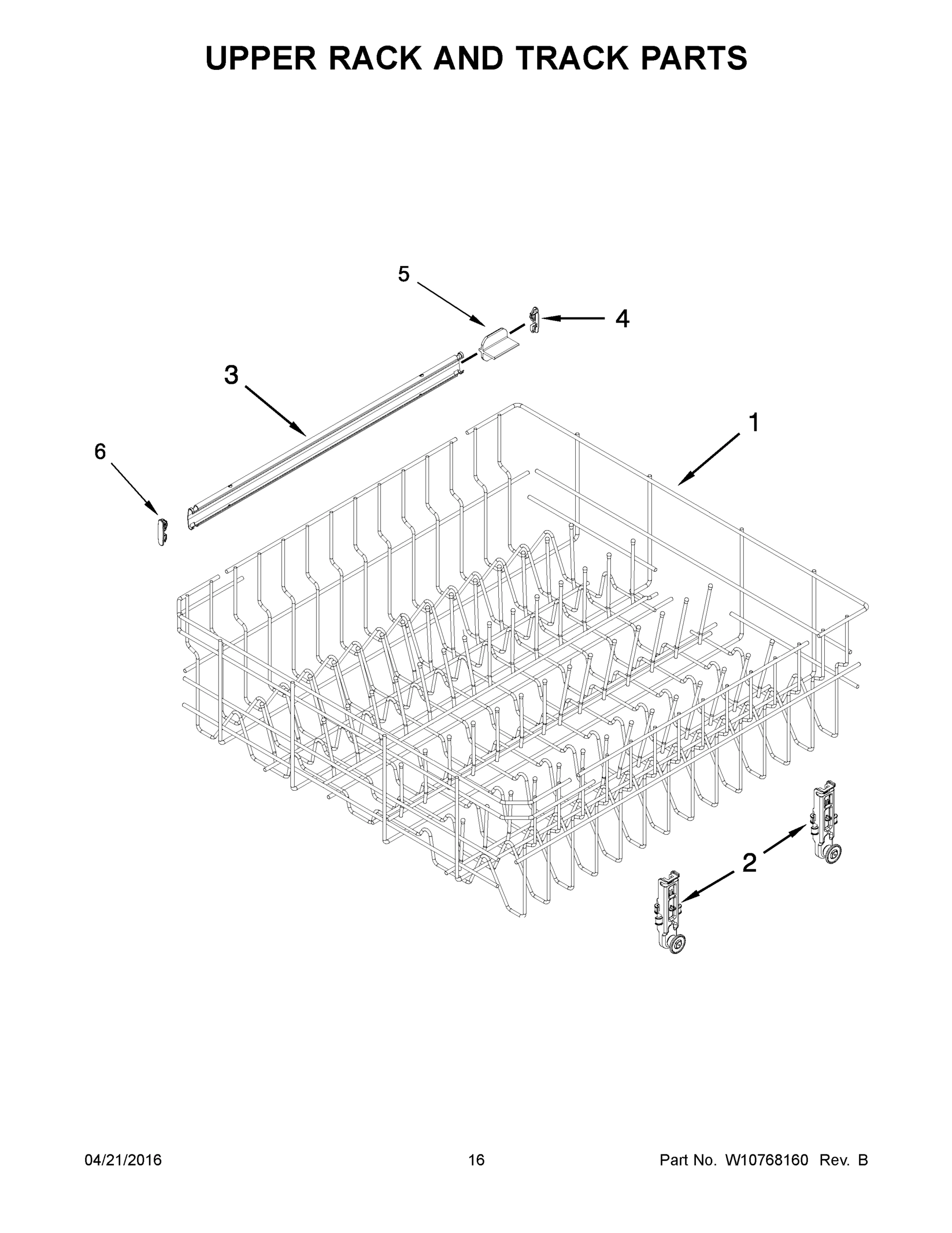 09 - UPPER RACK AND TRACK PARTS
