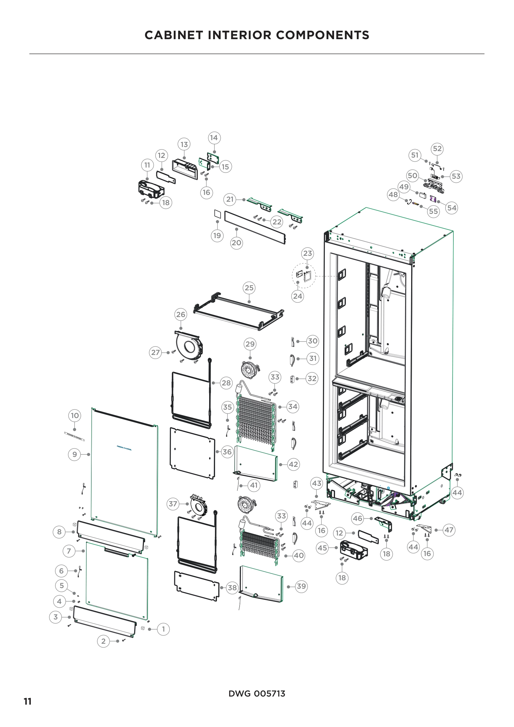 CABINET INTERIOR COMPONENTS