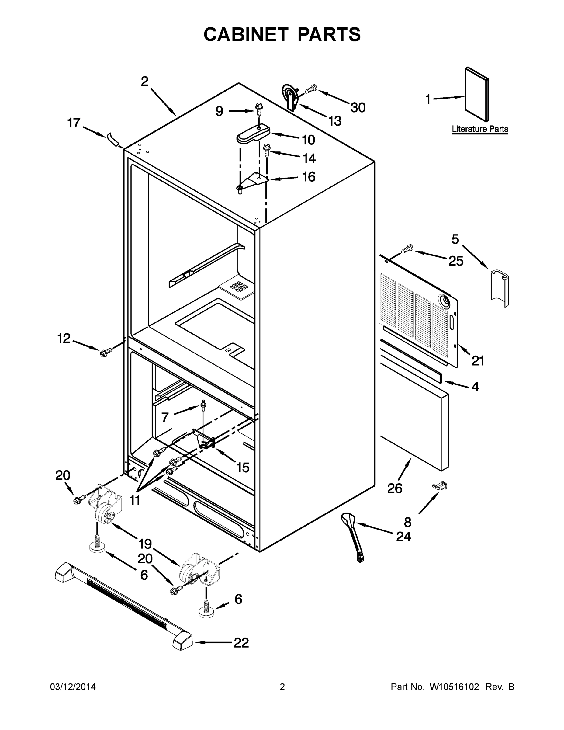 02 - CABINET PARTS