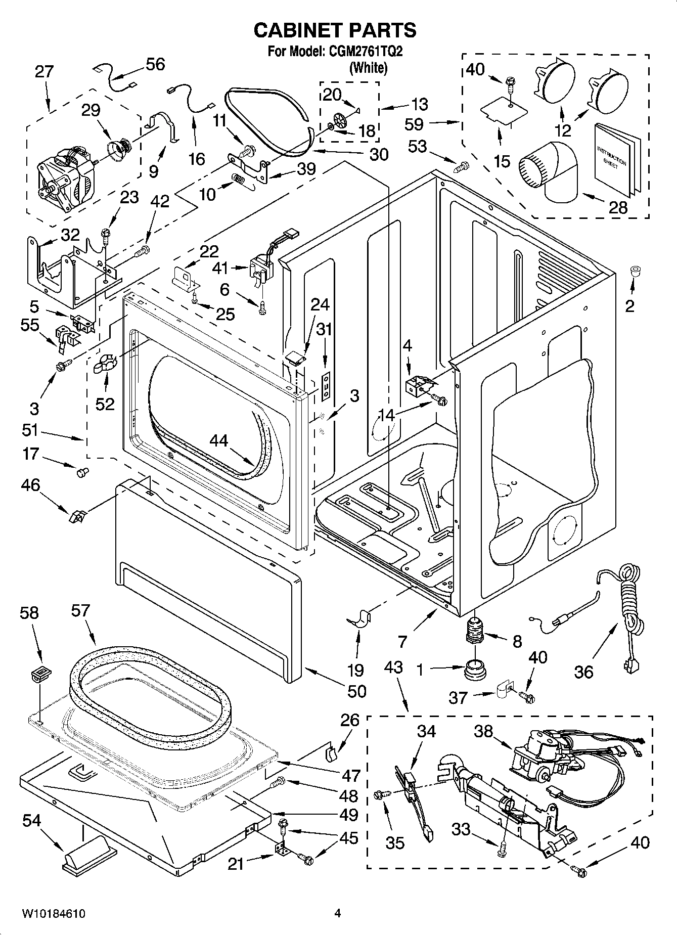 02 - CABINET PARTS