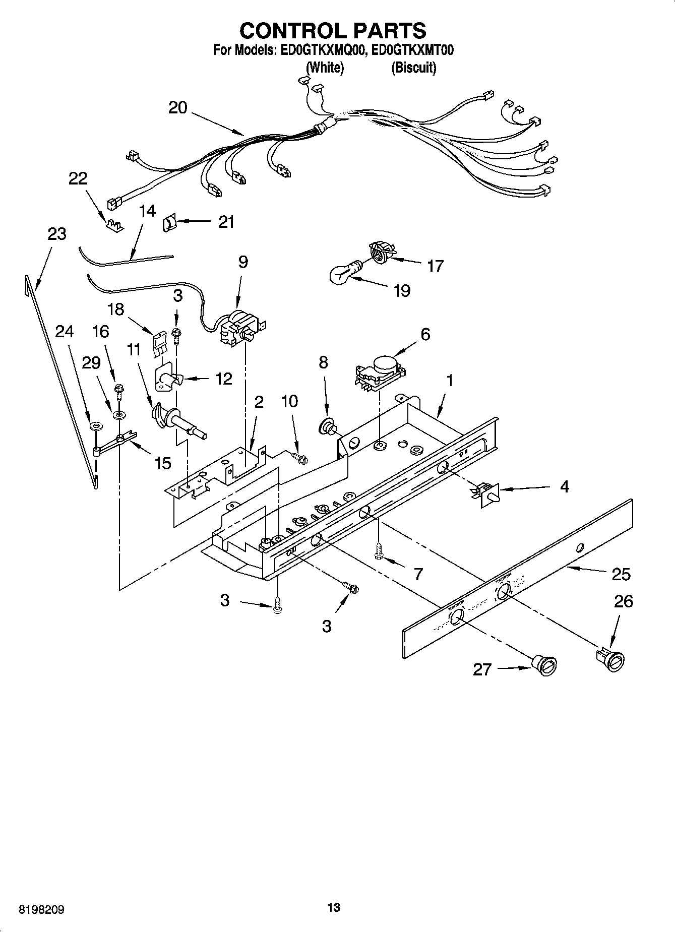 08 - CONTROL PARTS, OPTIONAL PARTS