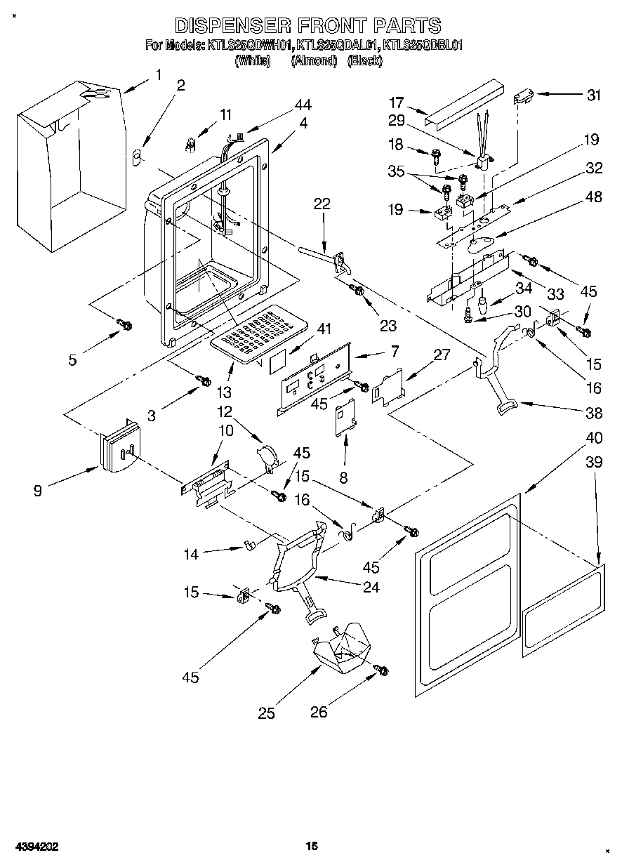 09 - DISPENSER FRONT