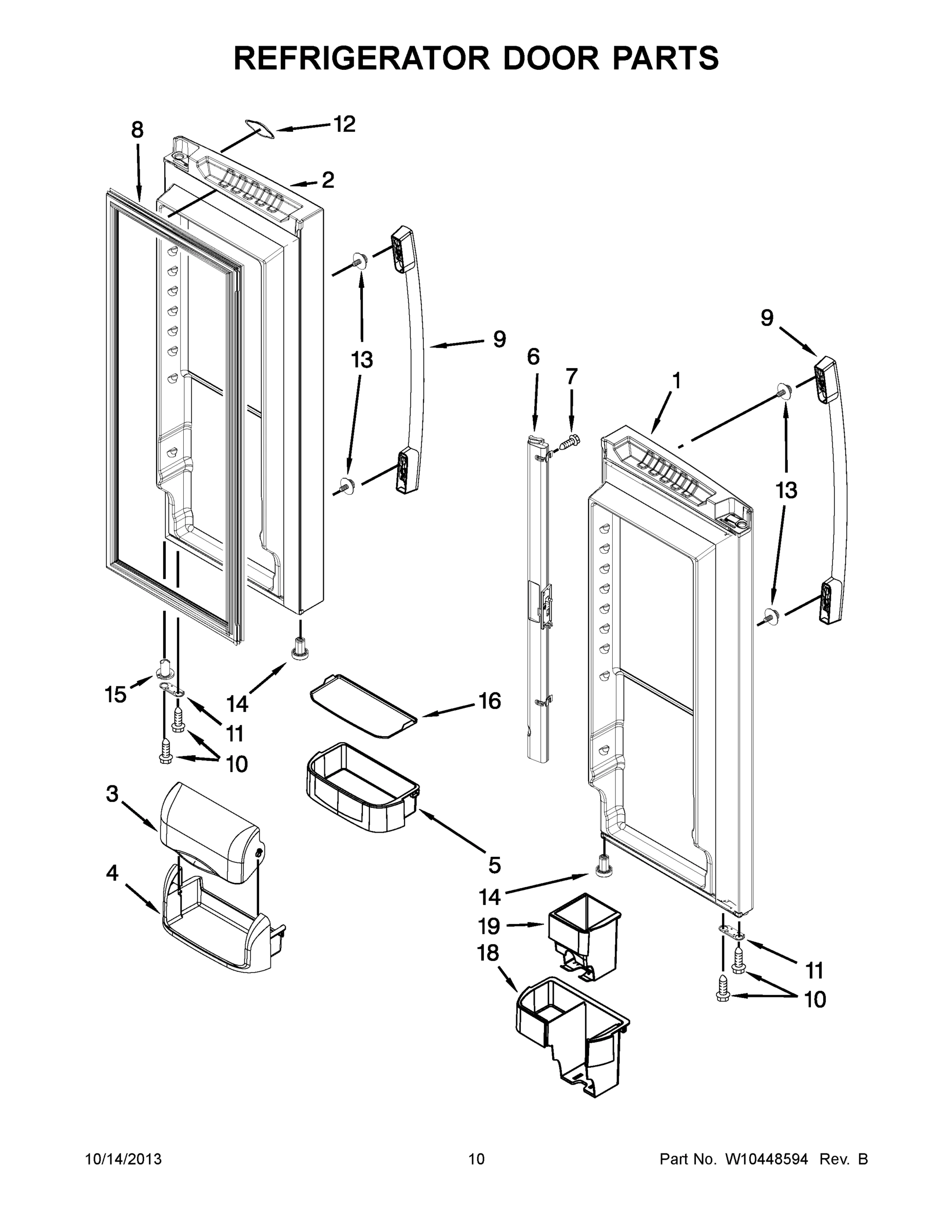 06 - REFRIGERATOR DOOR PARTS