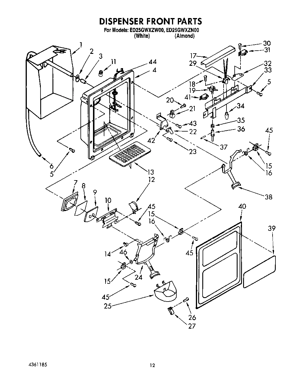 09 - DISPENSER FRONT