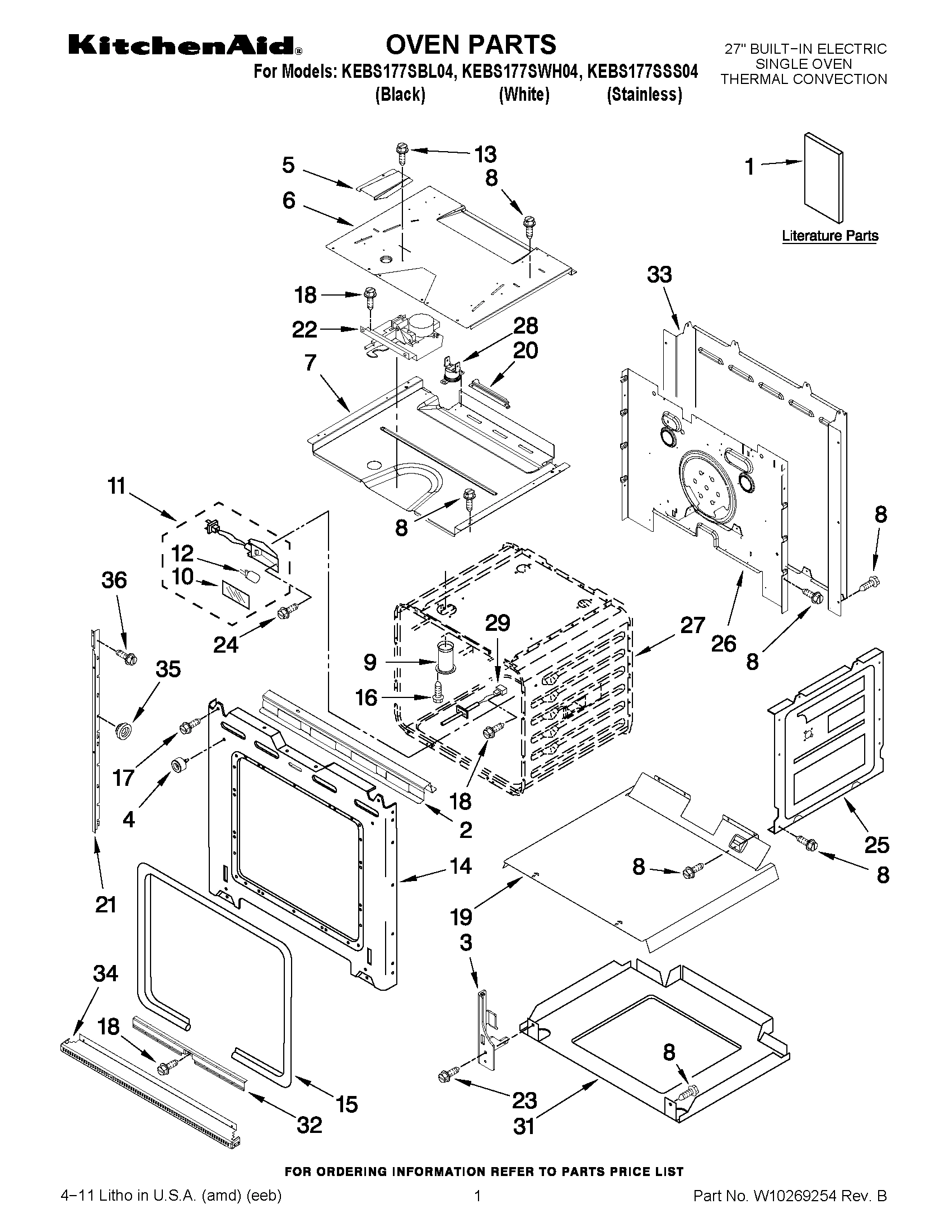 01 - OVEN PARTS