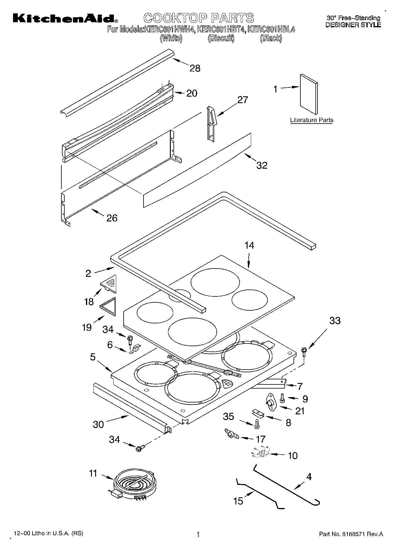 01 - COOKTOP, LITERATURE