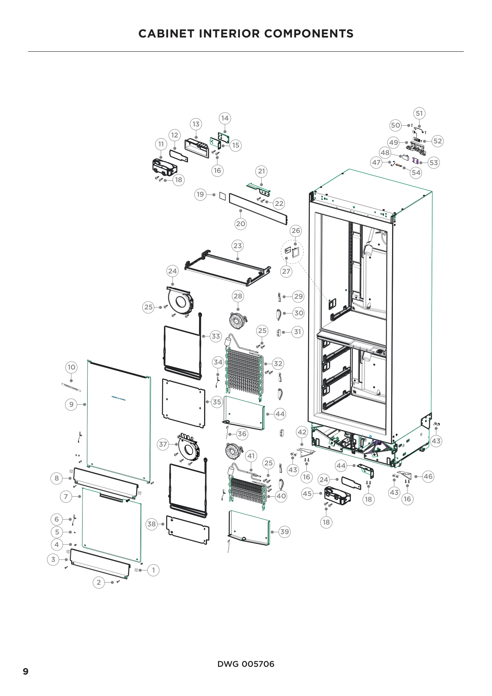CABINET INTERIOR COMPONENTS